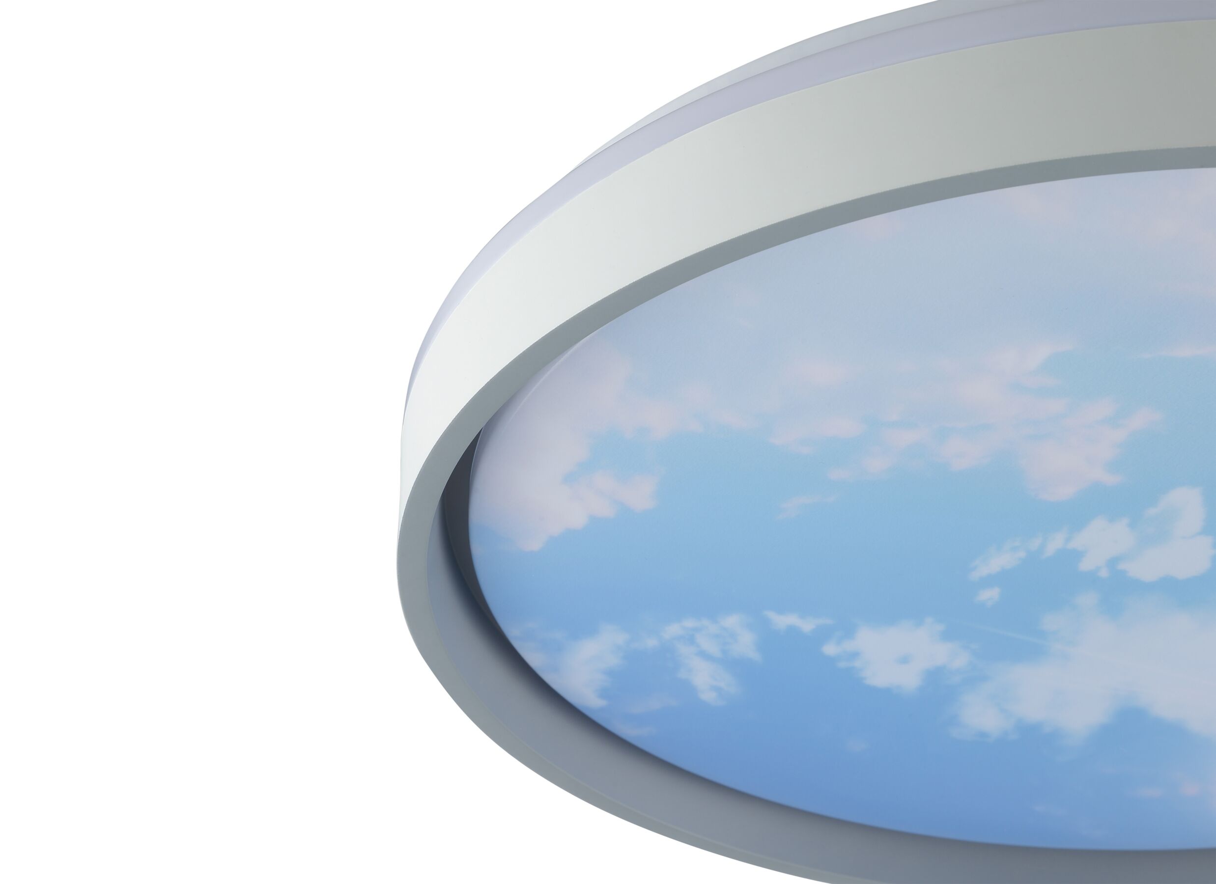 Detail - Plafonnier Sky Dream Ø48,5cm - blanc & gris