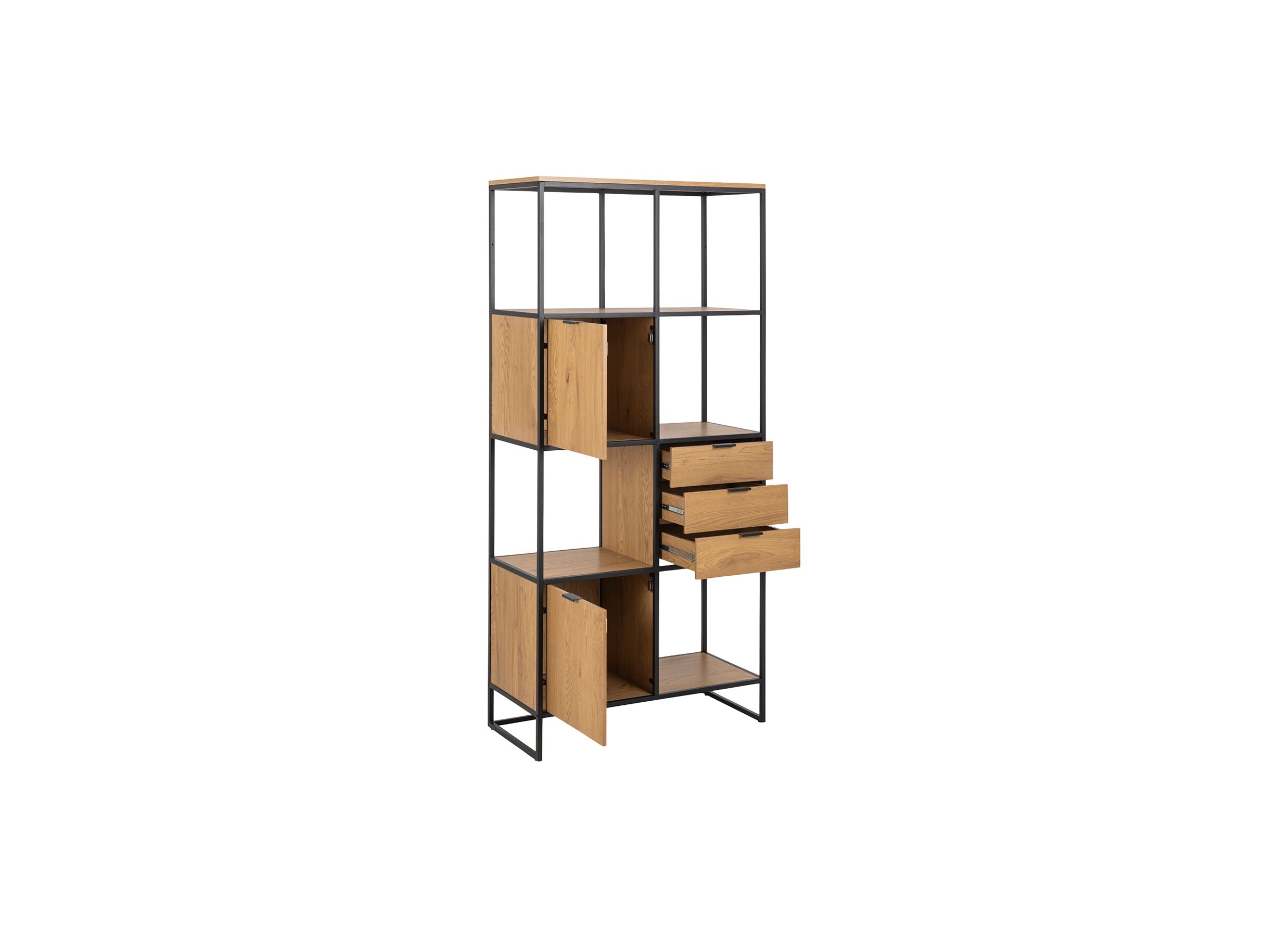 Boekenkast 85x40x183cm - decor - wild oak
