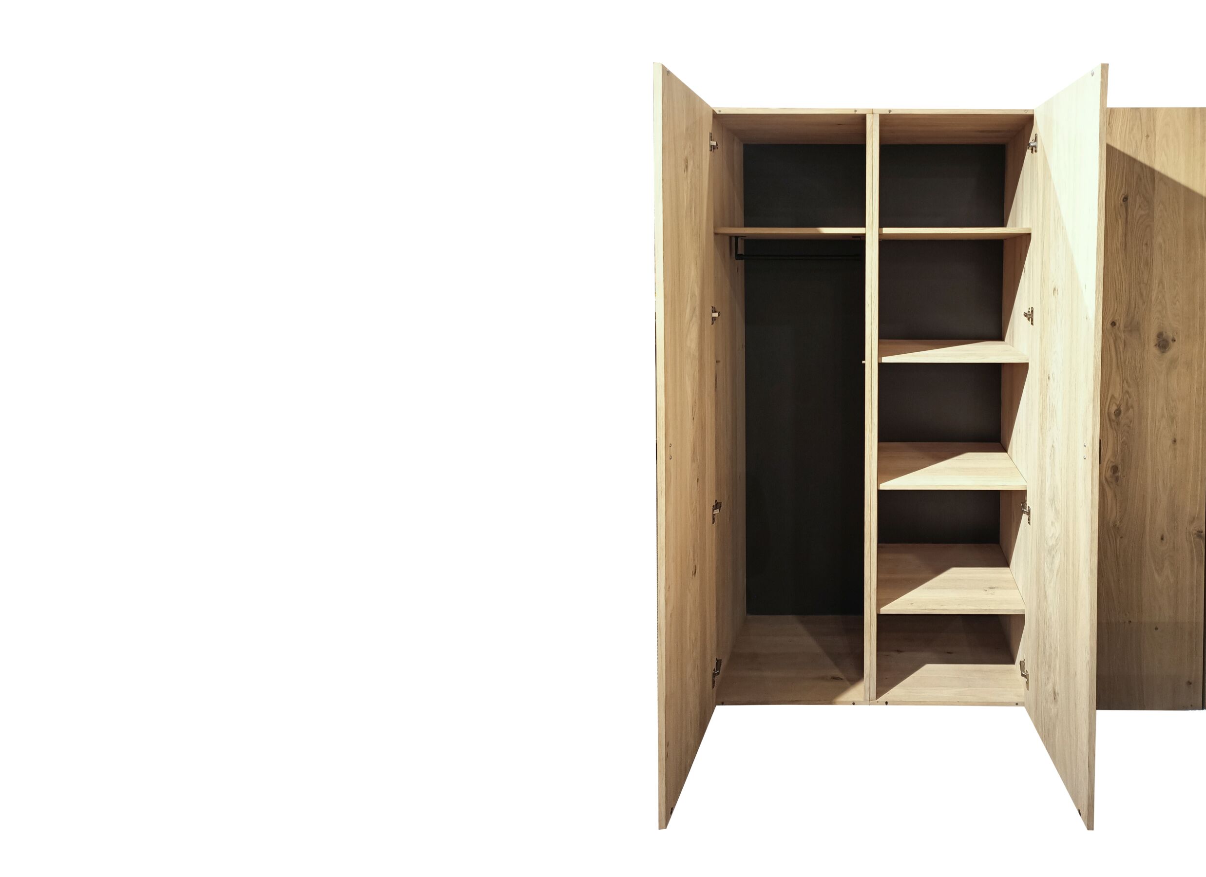 Disposition - Garde-robe Holmes 50cm - MDF - chêne