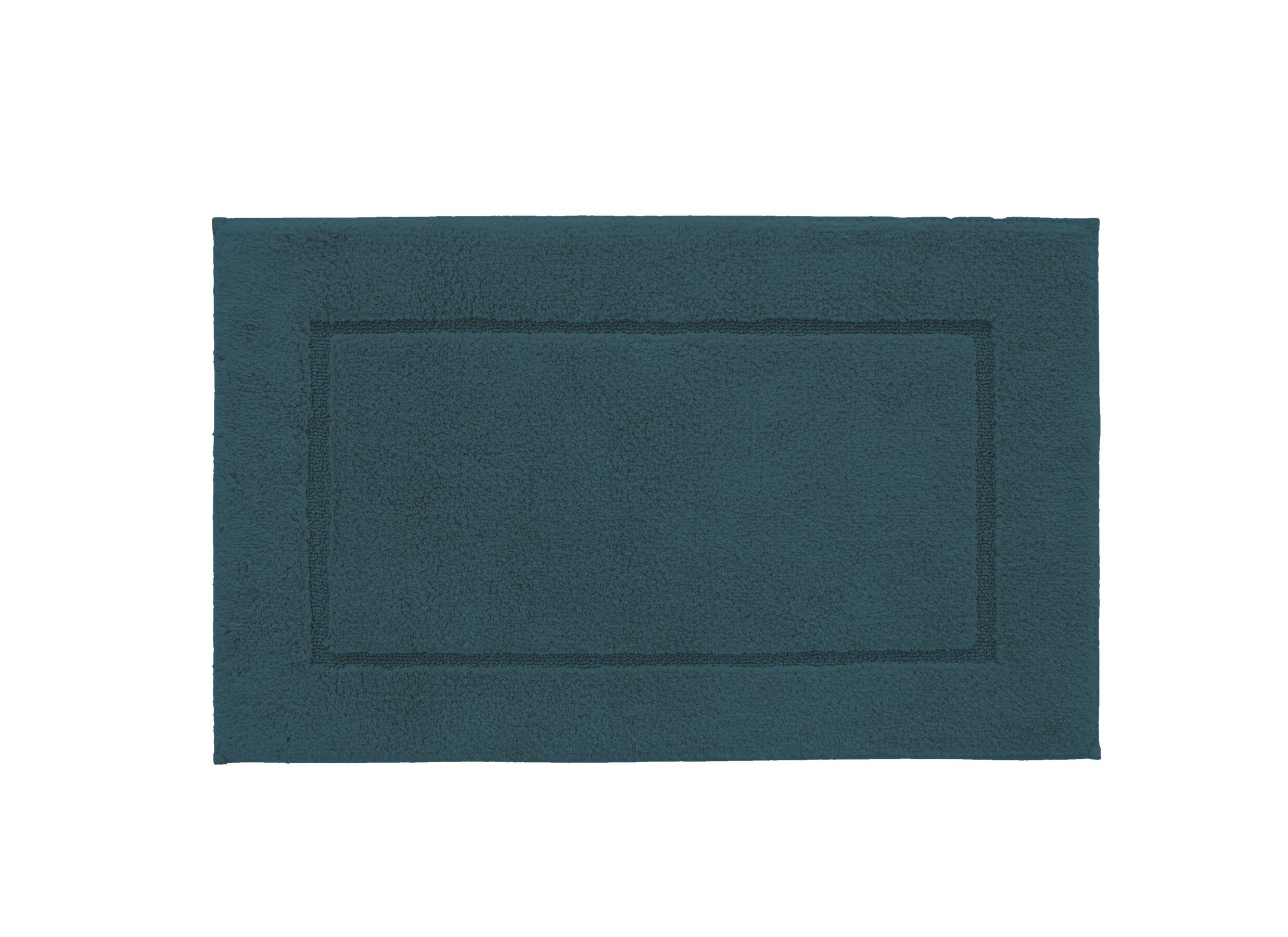Tapis de bain Prestige 60x100cm petrol - Tapis de bain Prestige 100x60cm petrol