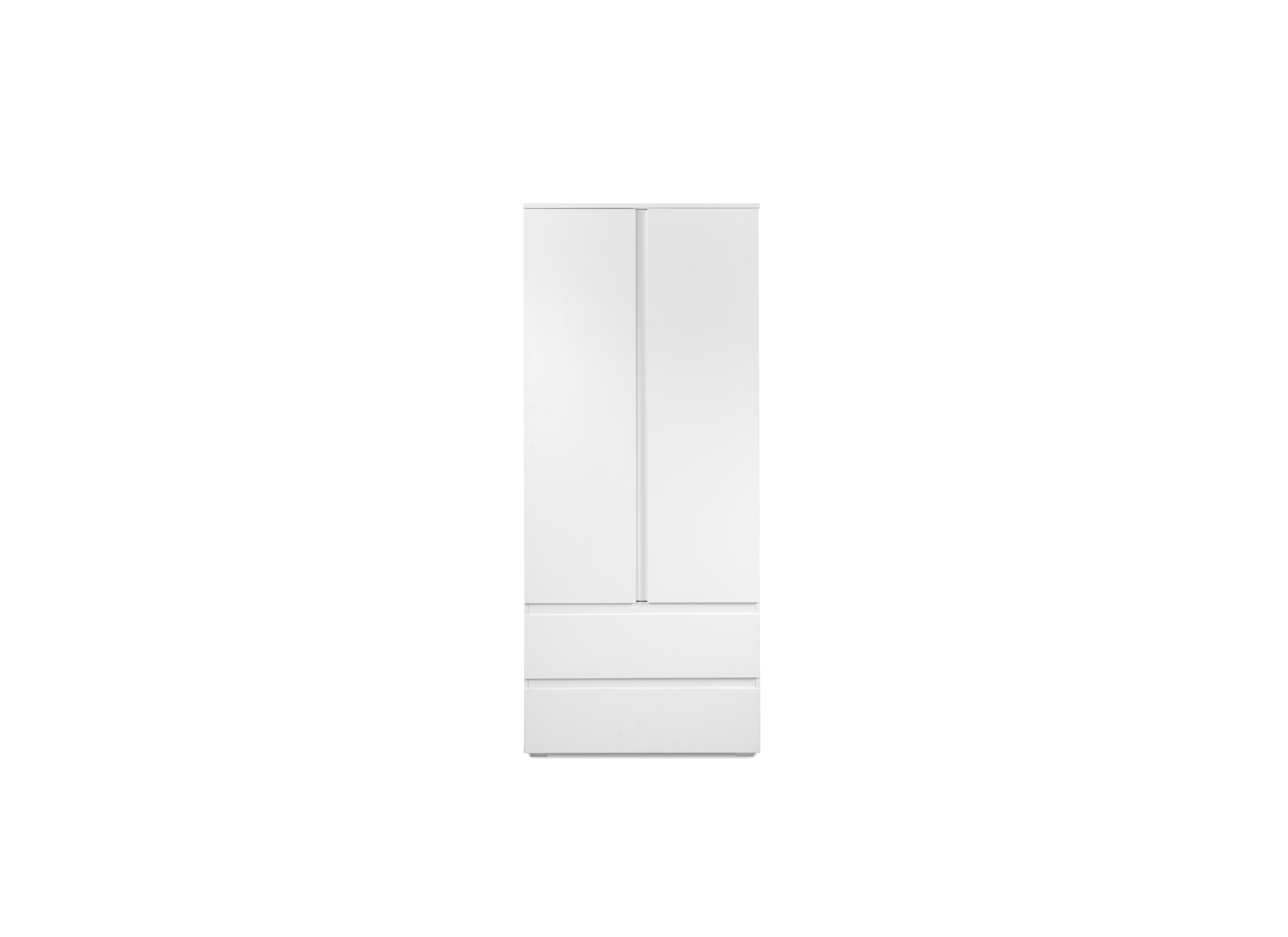Garde-robe Image 80cm - décor - blanc
