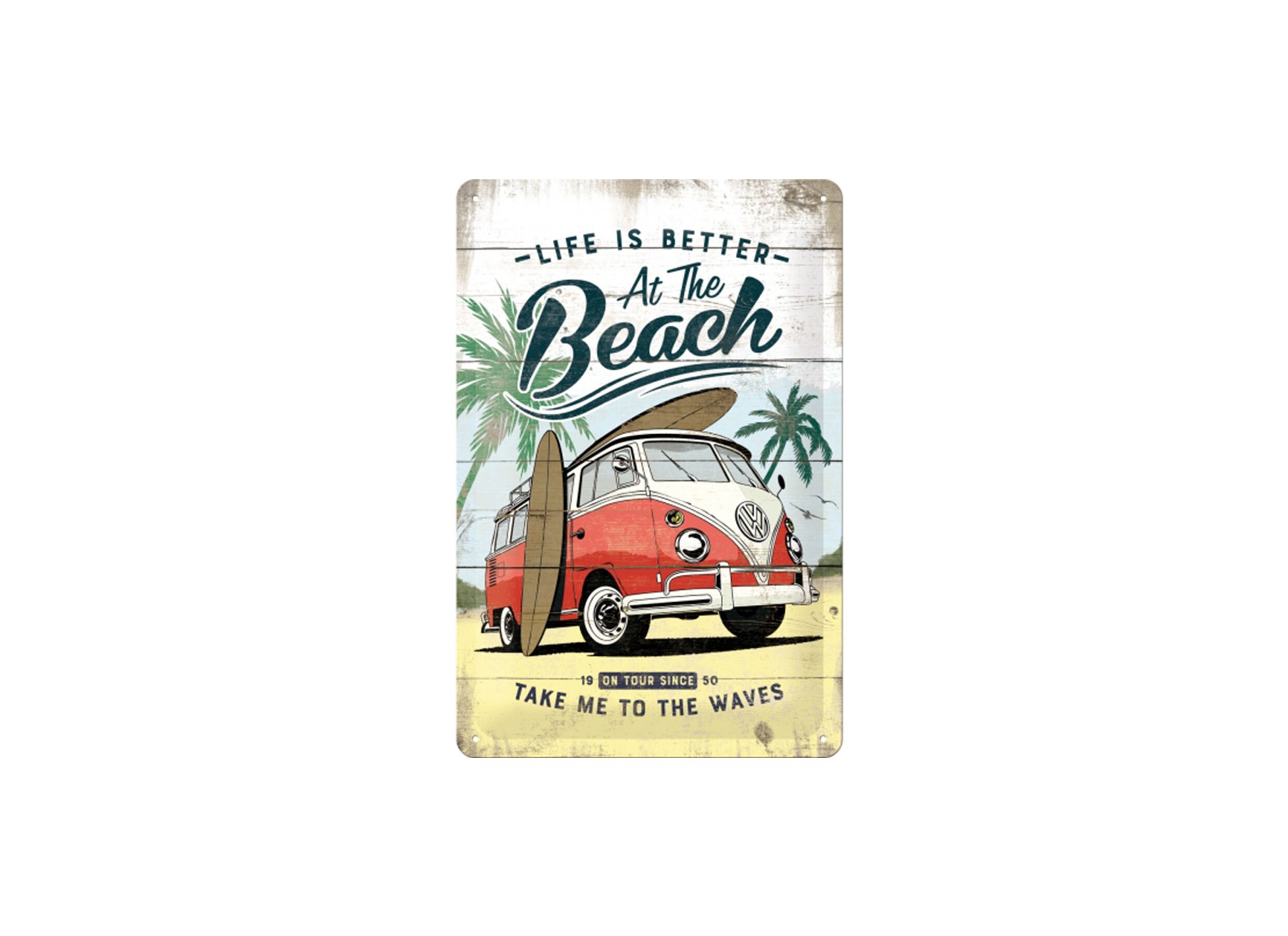 Plakkaat 20x30cm Volkswagen Van