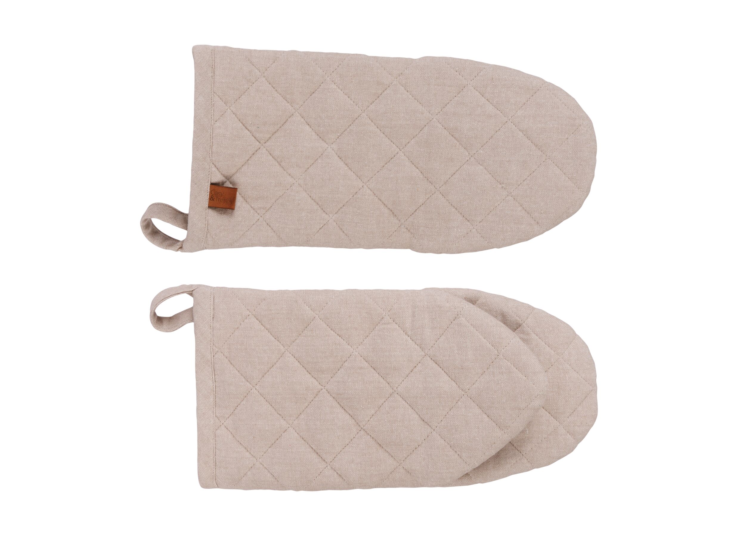 Plus Important - Gant isolant Stoff 31x15cm - coton - sable