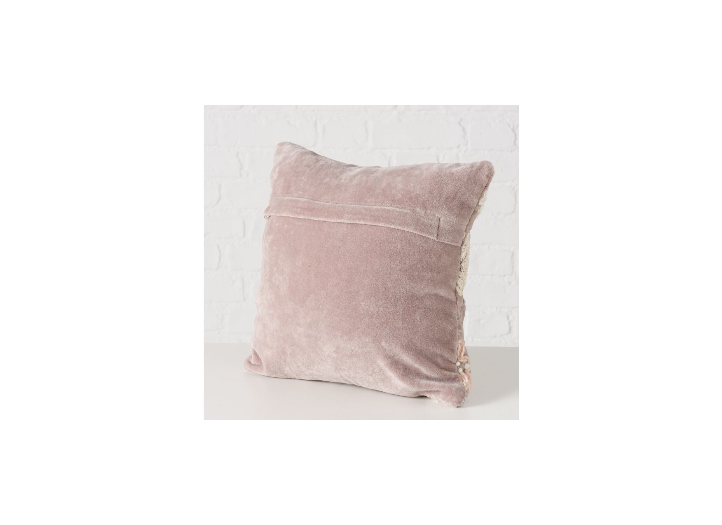 Aperçu - Coussin Peline 30x30cm - coton - rose clair
