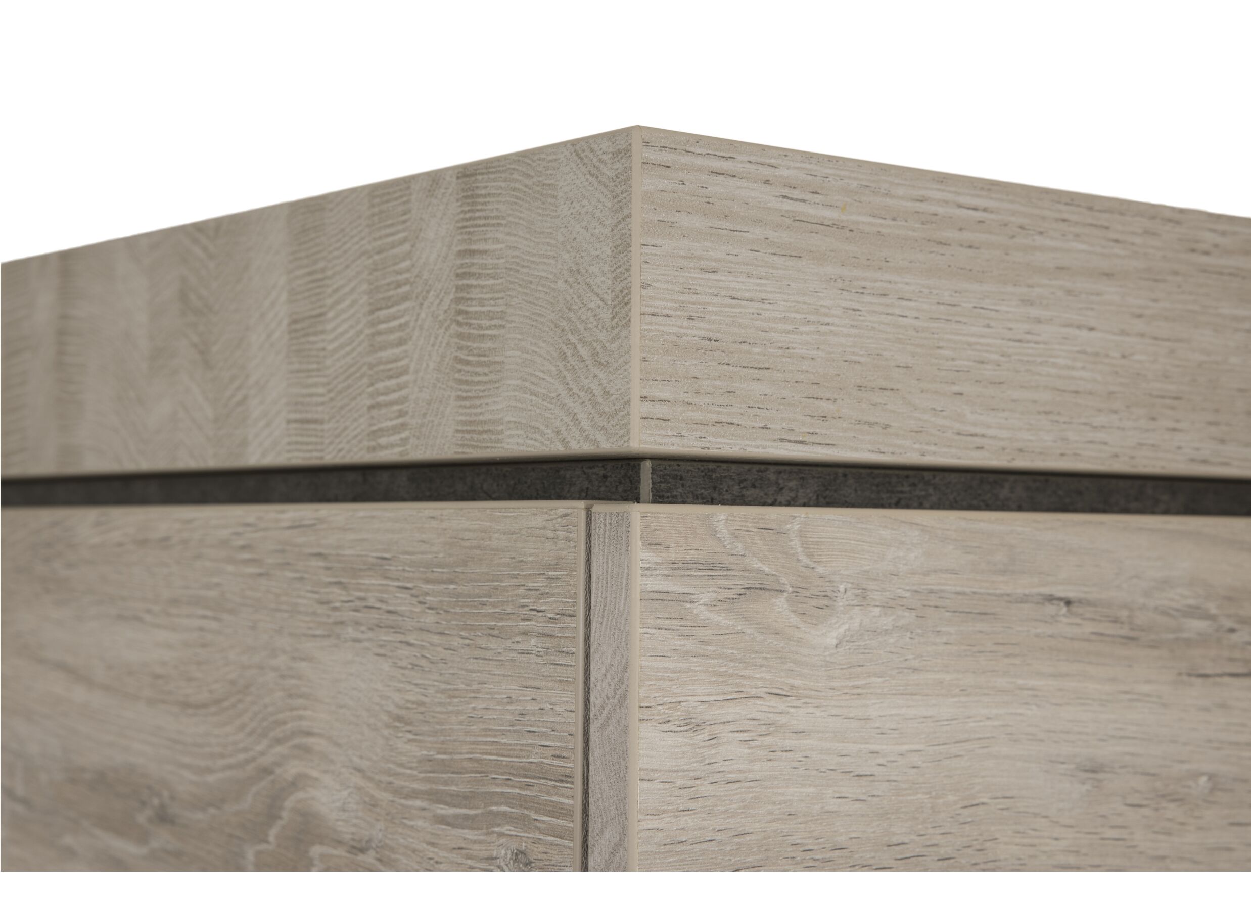 Vitrine Etna 125cm - décor - chêne millenium/gris clair
