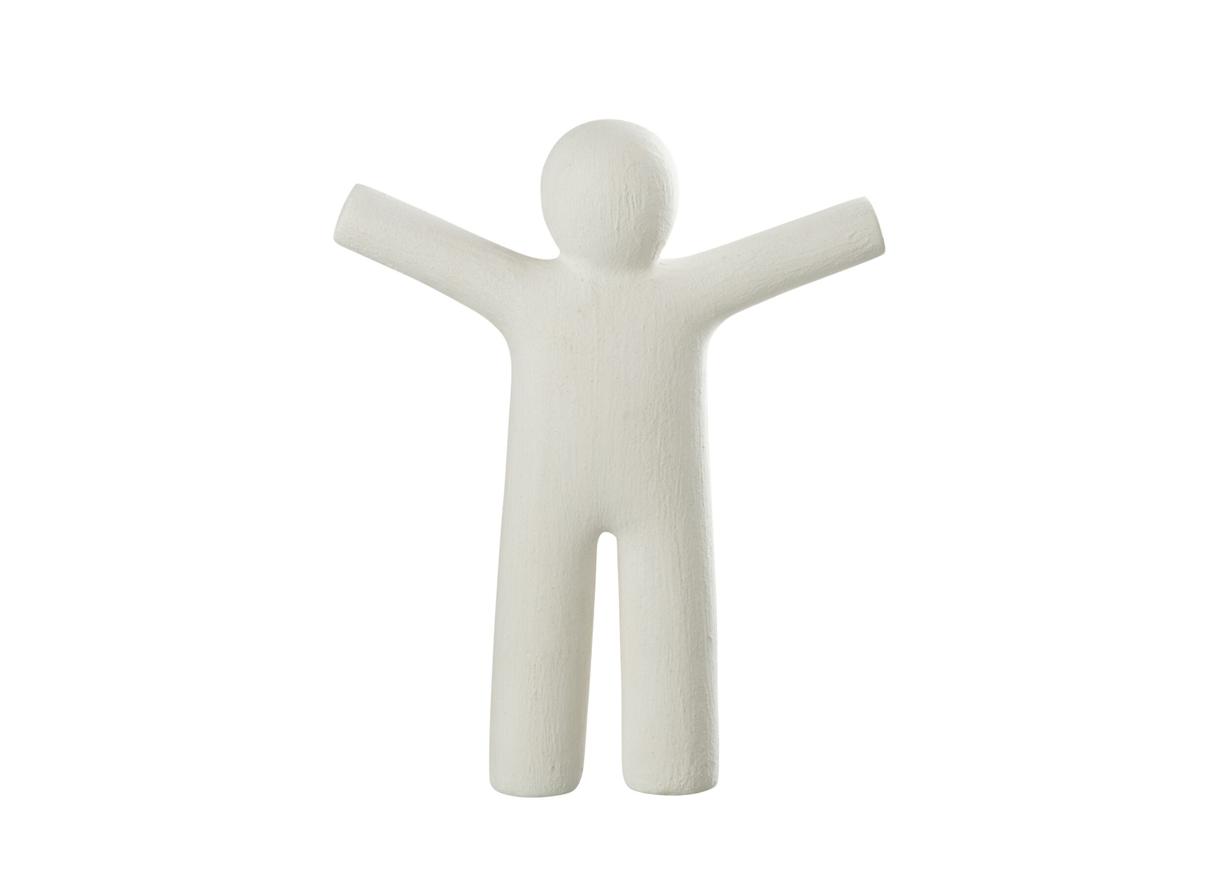 Plus Important - Figurine Petit Maurice L H41,5cm - polyrésine - blanc