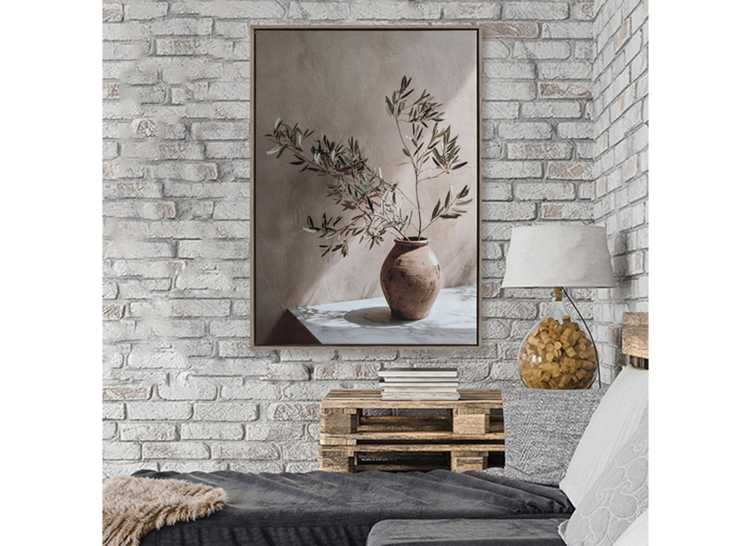 Sfeerfoto - Print op canvas Branch 50x70cm