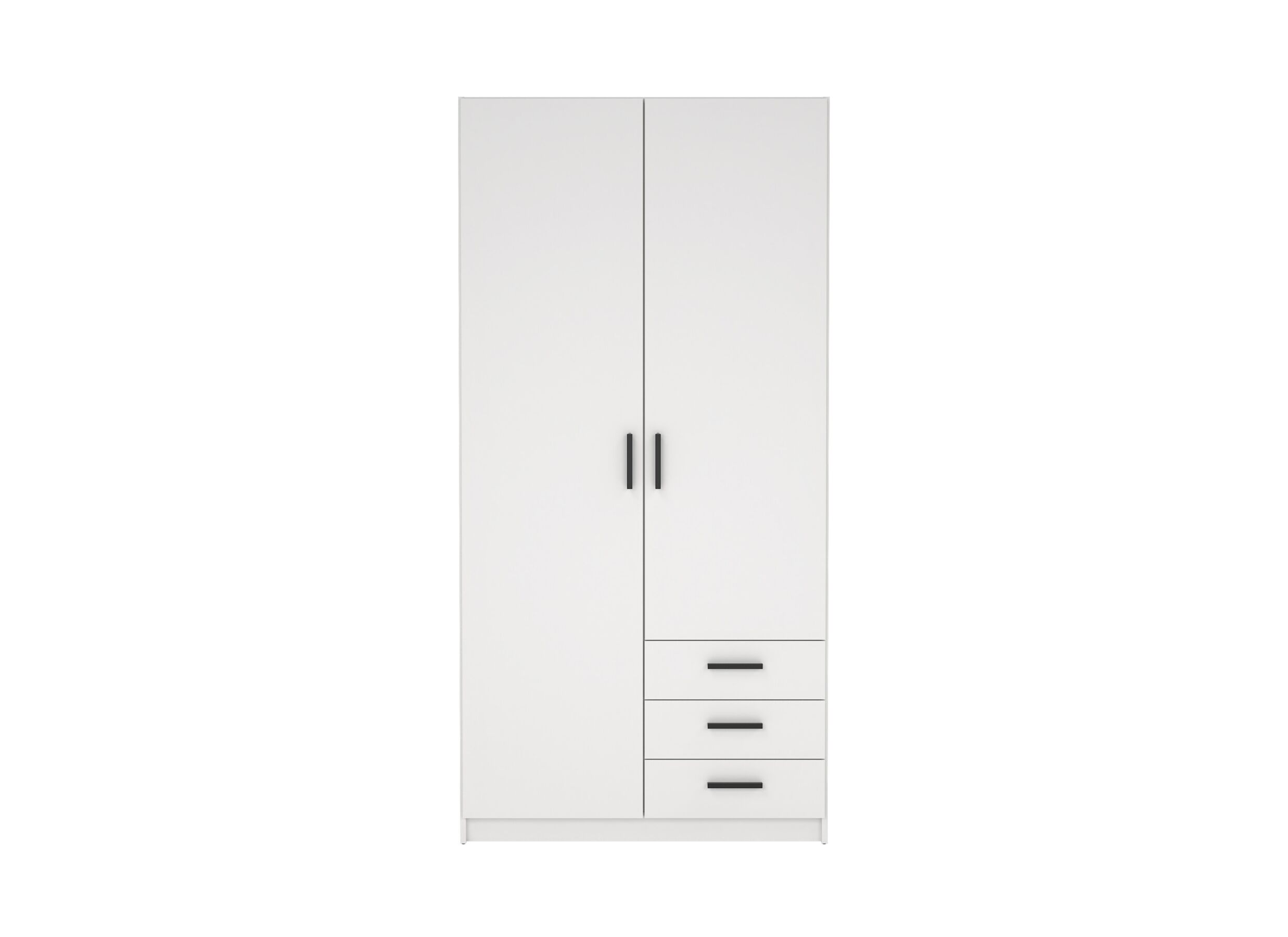 Aperçu - Garde-robe Sprint 99cm - décor - blanc