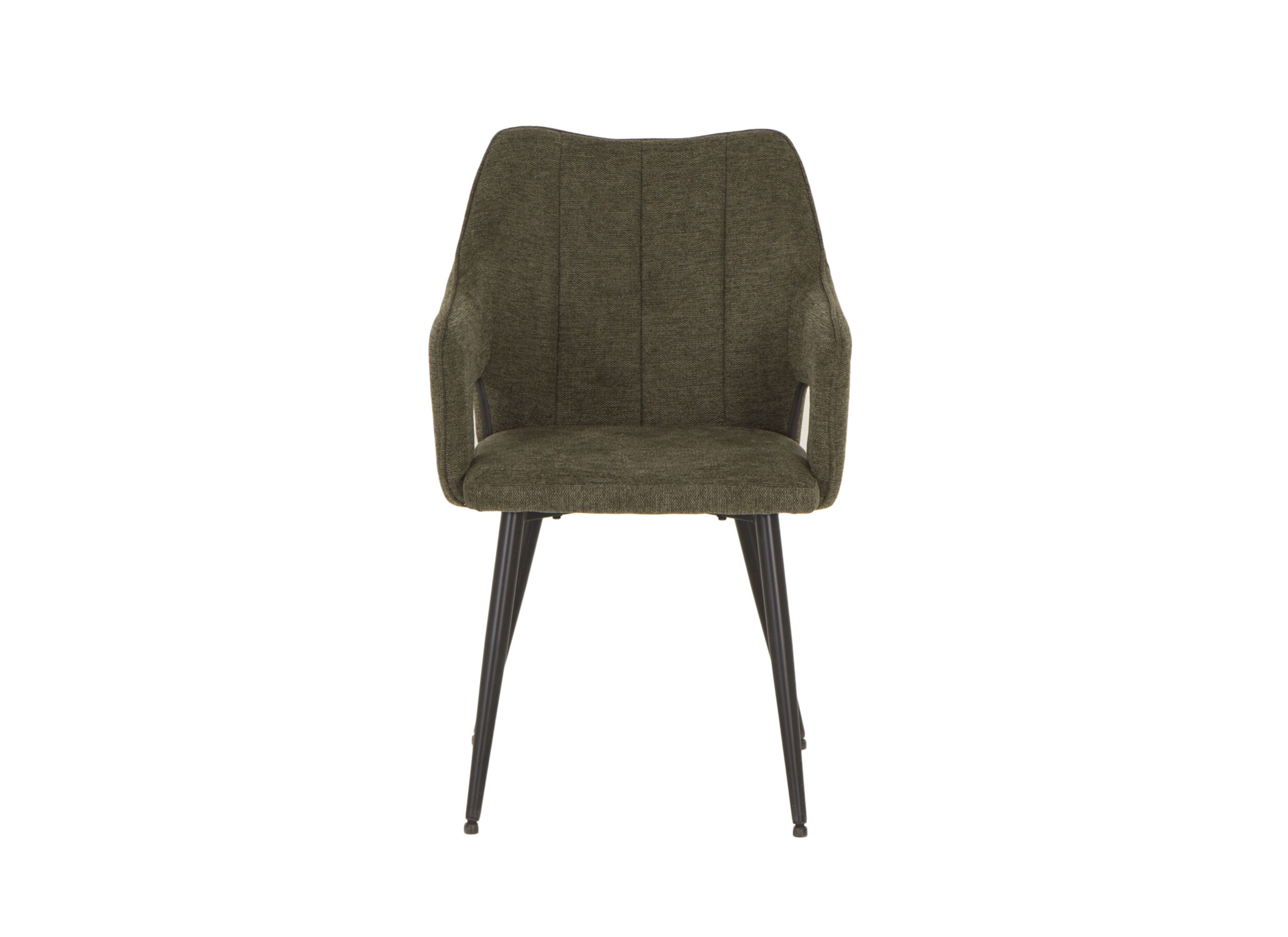 Stoel Daly 55x60x86cm - polyestervezel - groen