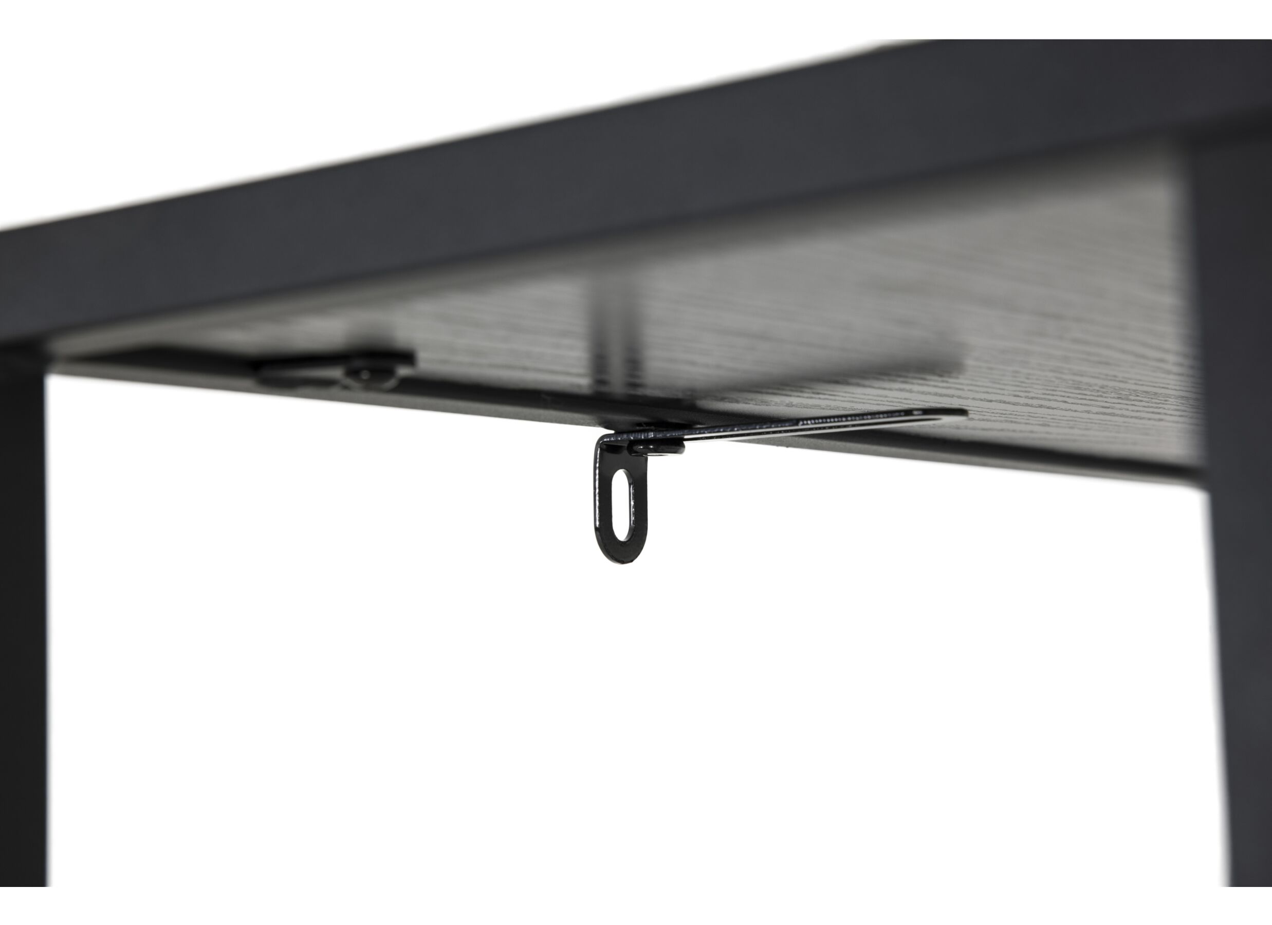 Detailfoto - Kledingrek Gallo 90x40x178cm - melamine metaal - zwart