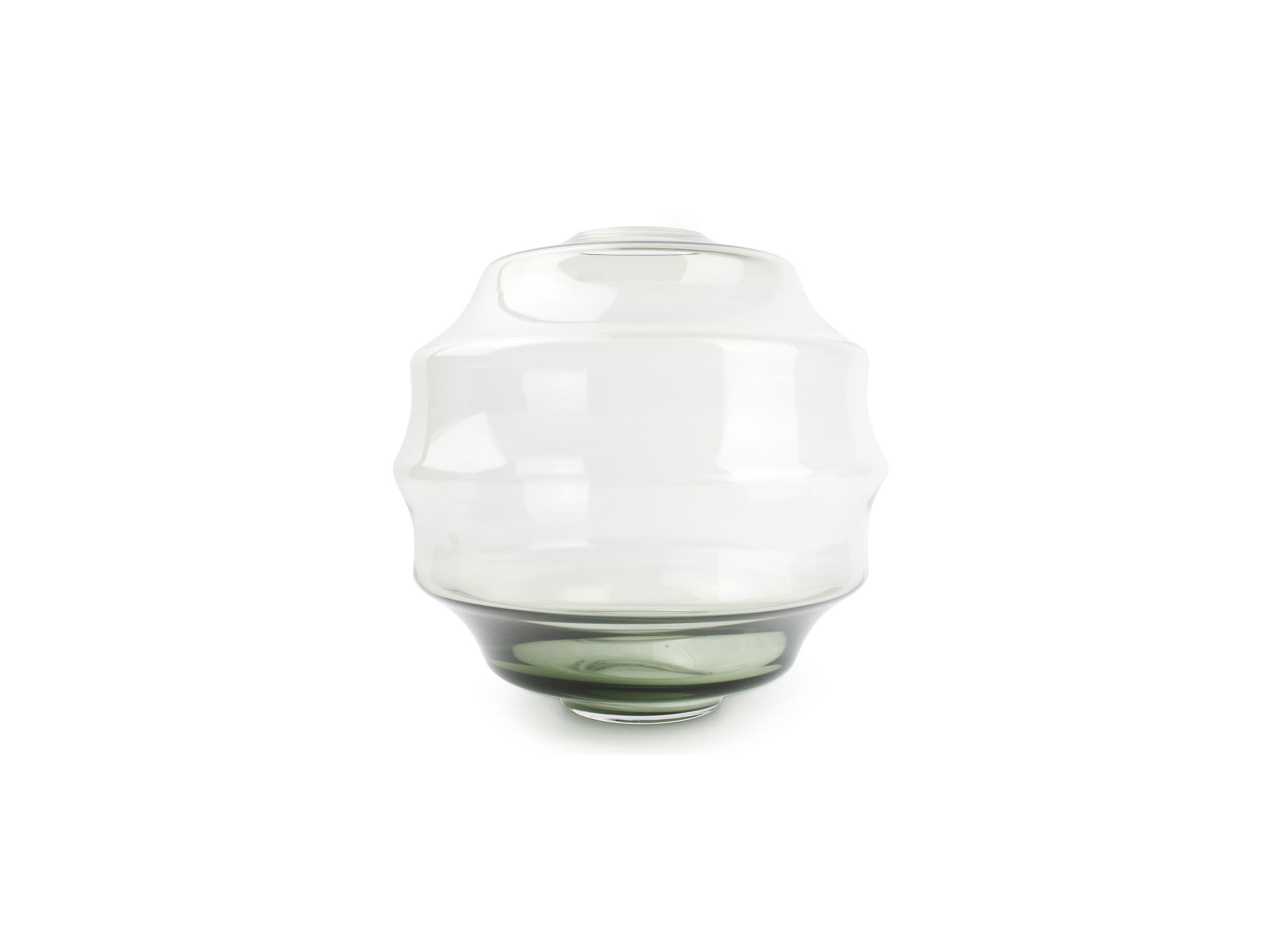 Vaas Bloom H26cm - glas - groen