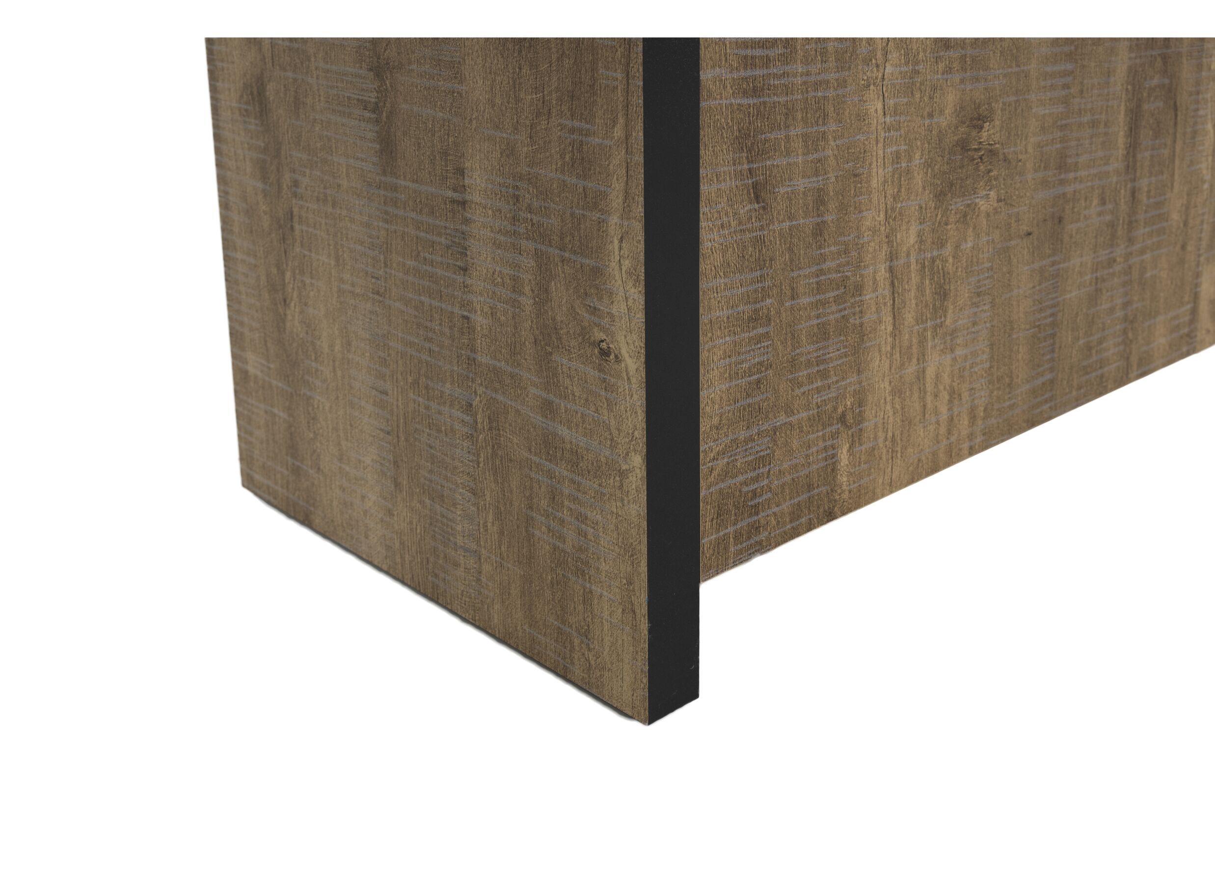 Vitrinekast Esther 110cm - decor - industrial oak