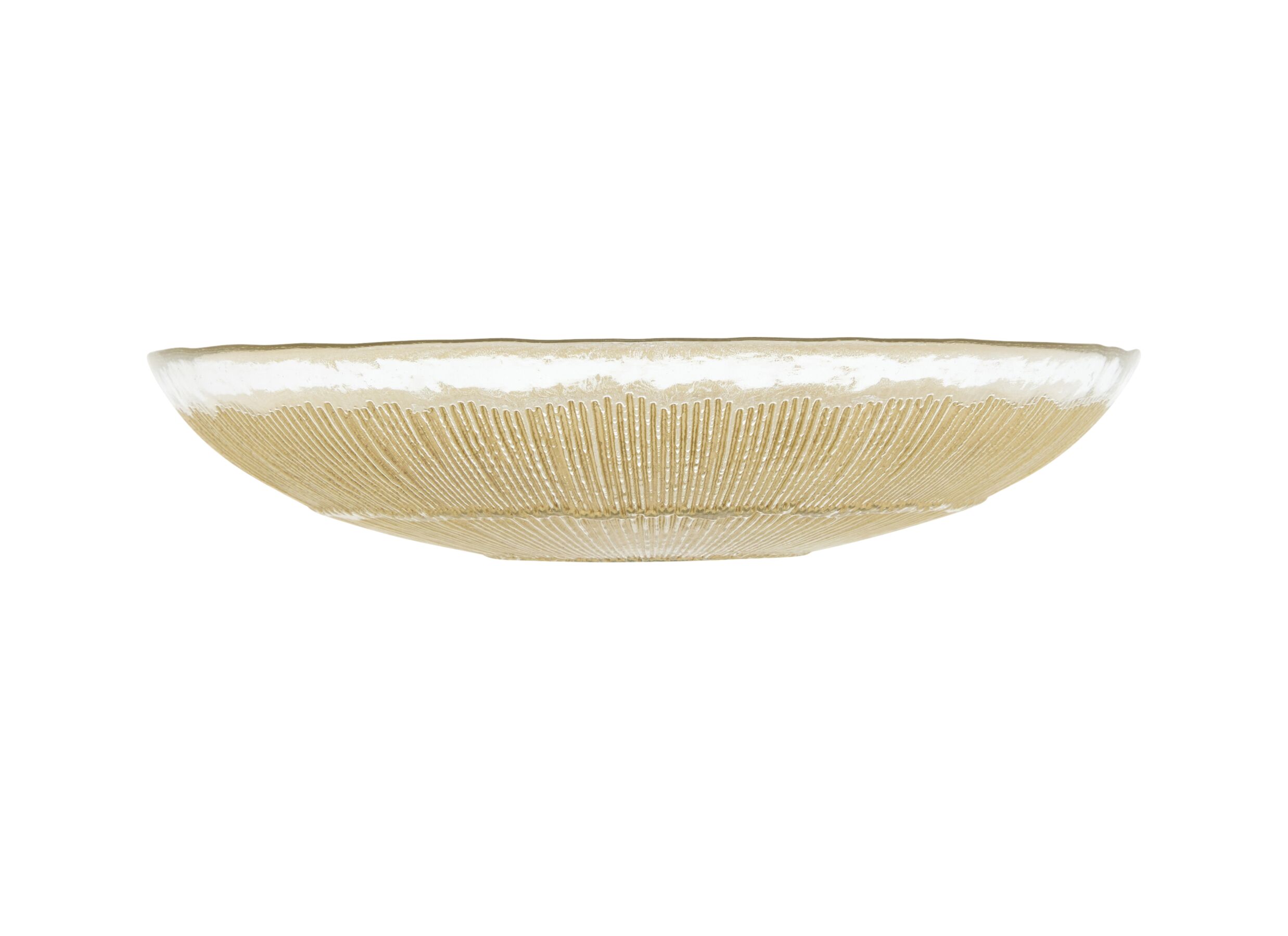 Aperçu - Plat Celeste Ø30cm - verre - doré