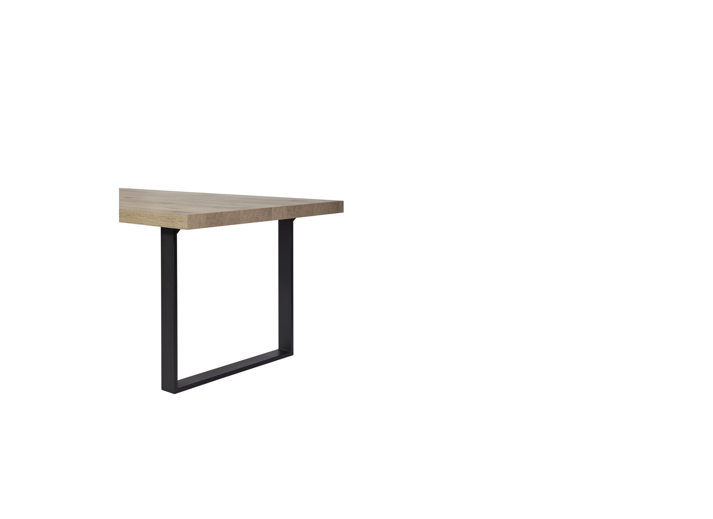Detail - Table Stefan Tim 200x100cm - mélamine - canyon oak