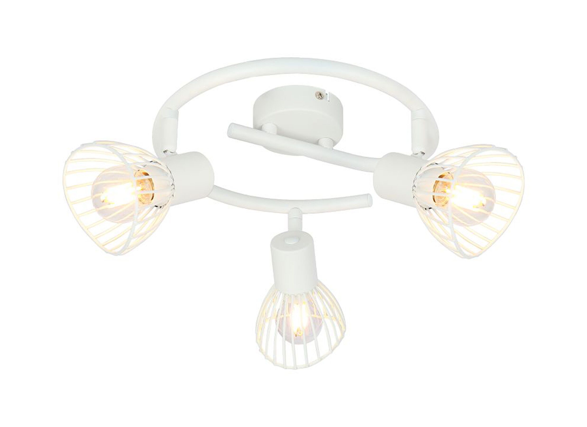 Opbouwspot Elhi met 3 spots 40W E14 - Opbouwspot Elhi met 3 spots 40W E14