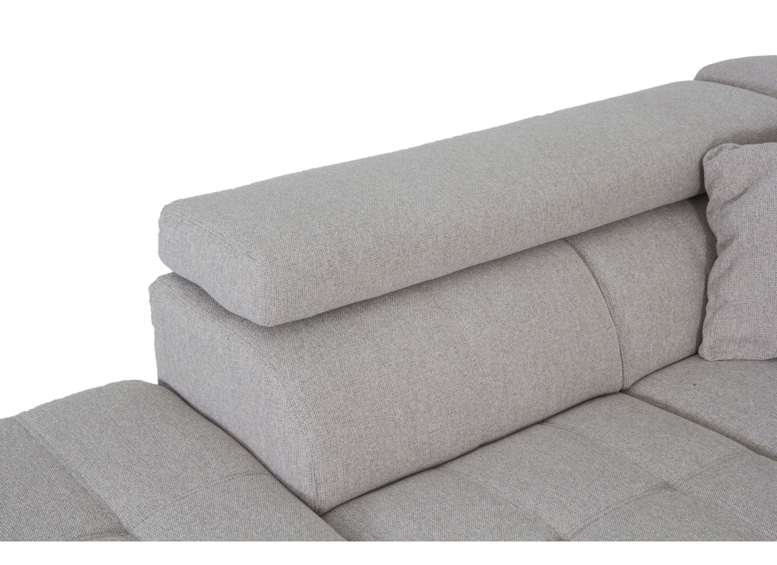 Canapé d'angle Rezzo 291x226cm - tissu avec relax