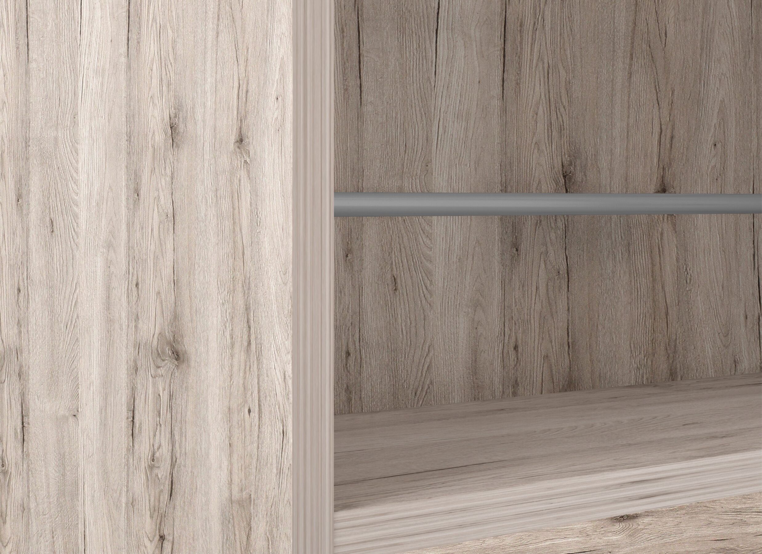 Detailfoto - Schoenenkast Calma 50x20x180cm - decor - zand eik