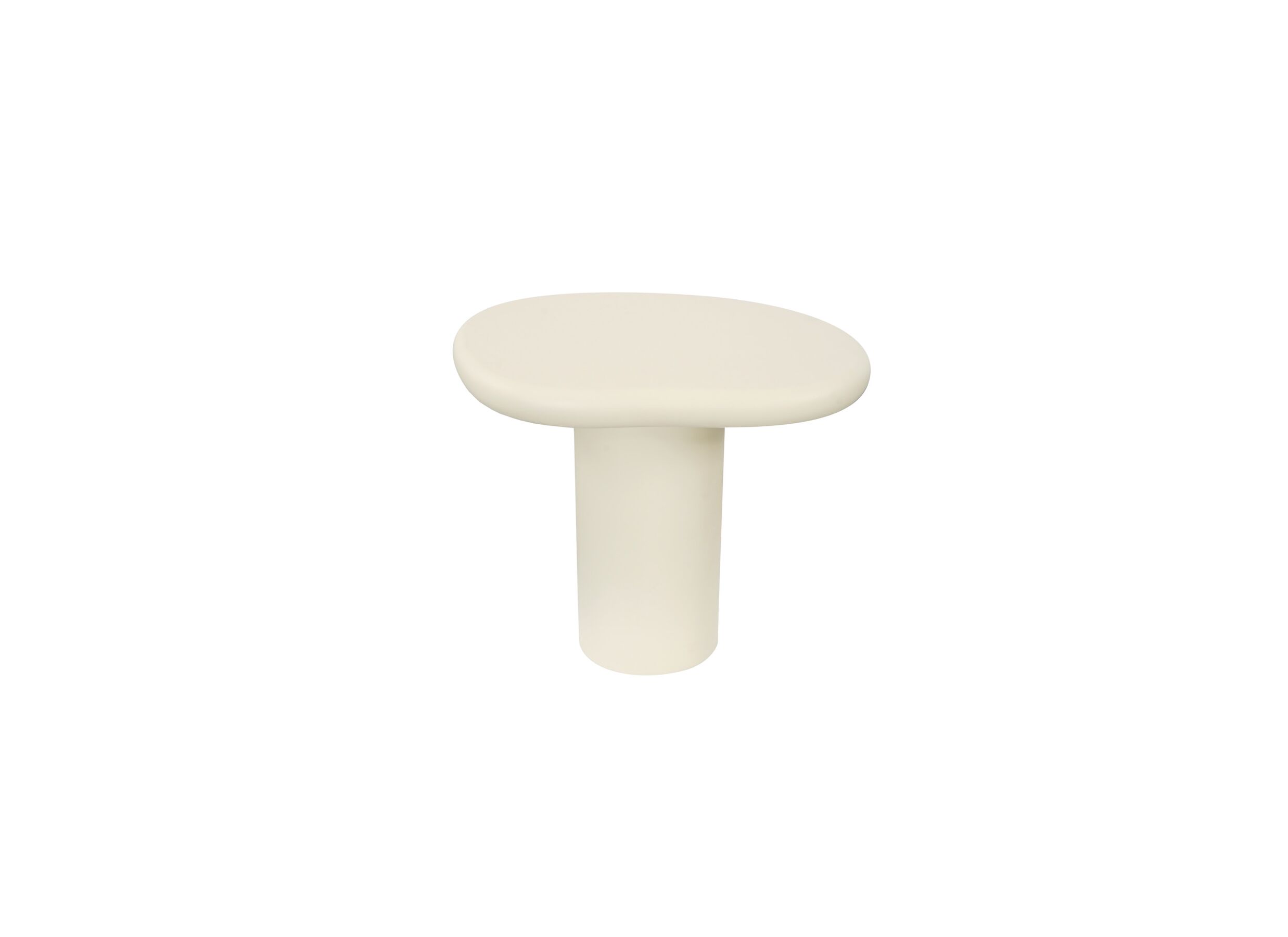 Bijzettafel Brio 58x50cm - micro cement - beige - Table d'appoint Brio 58x50cm - micro ciment - beige