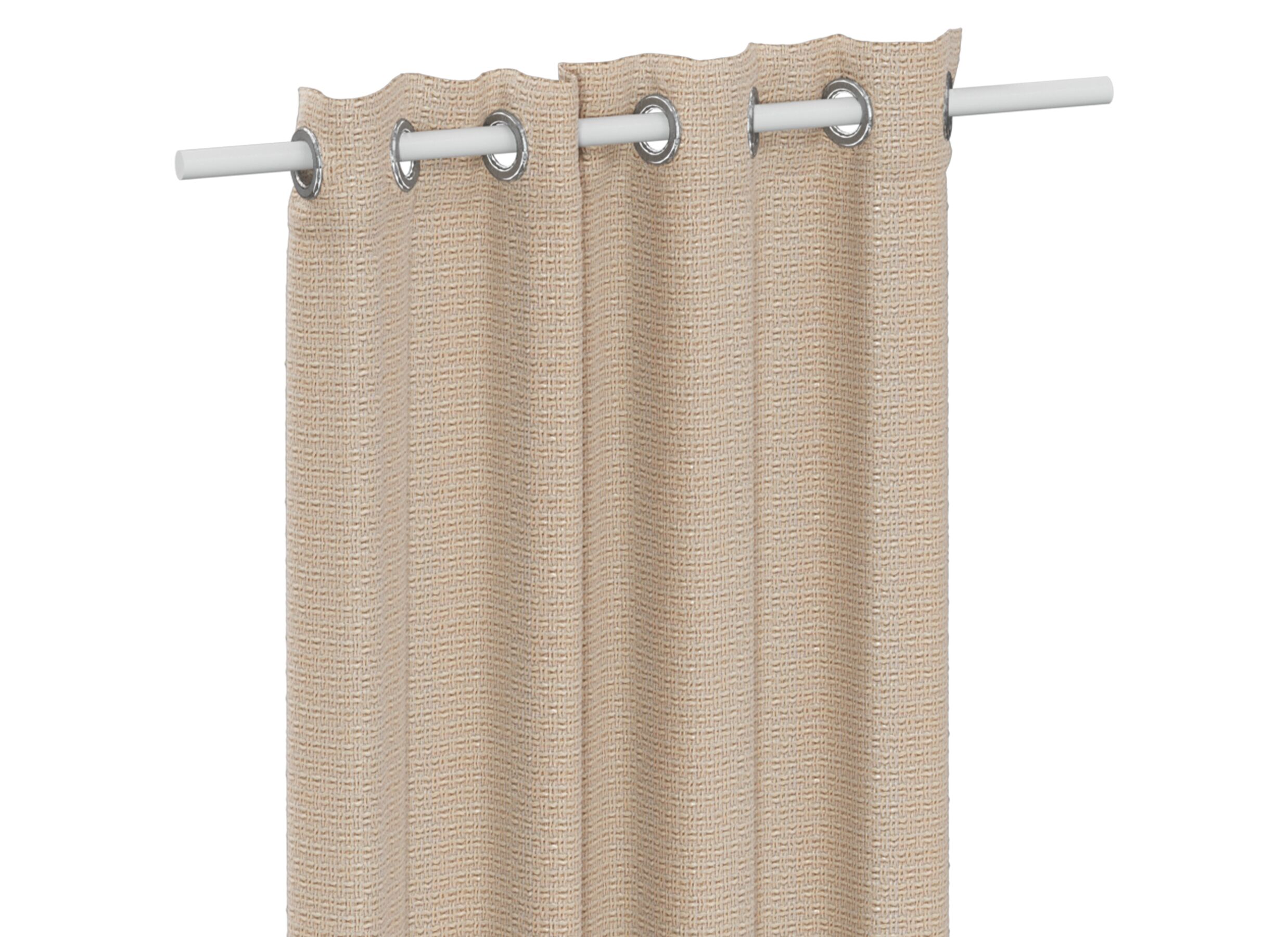 Overzichtsfoto - Gordijn Wild 140x260cm - polyester - taupe