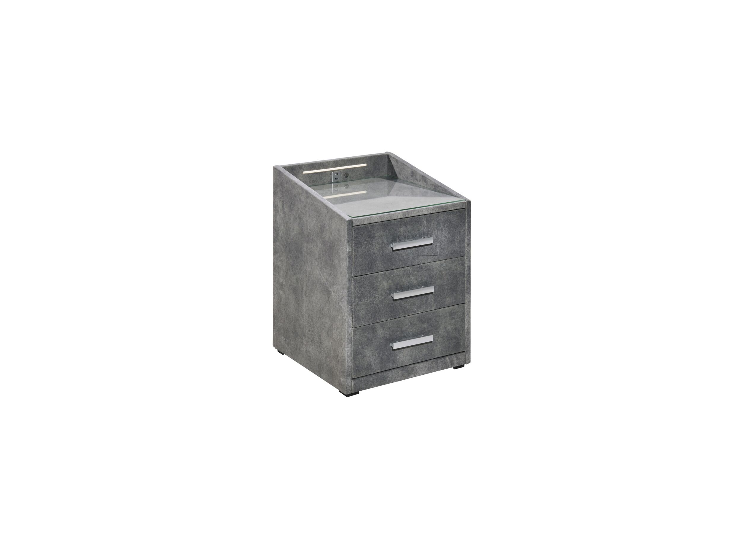 Table de chevet Moon 48x47x62cm - Table de chevet Moon 48x47x62cm