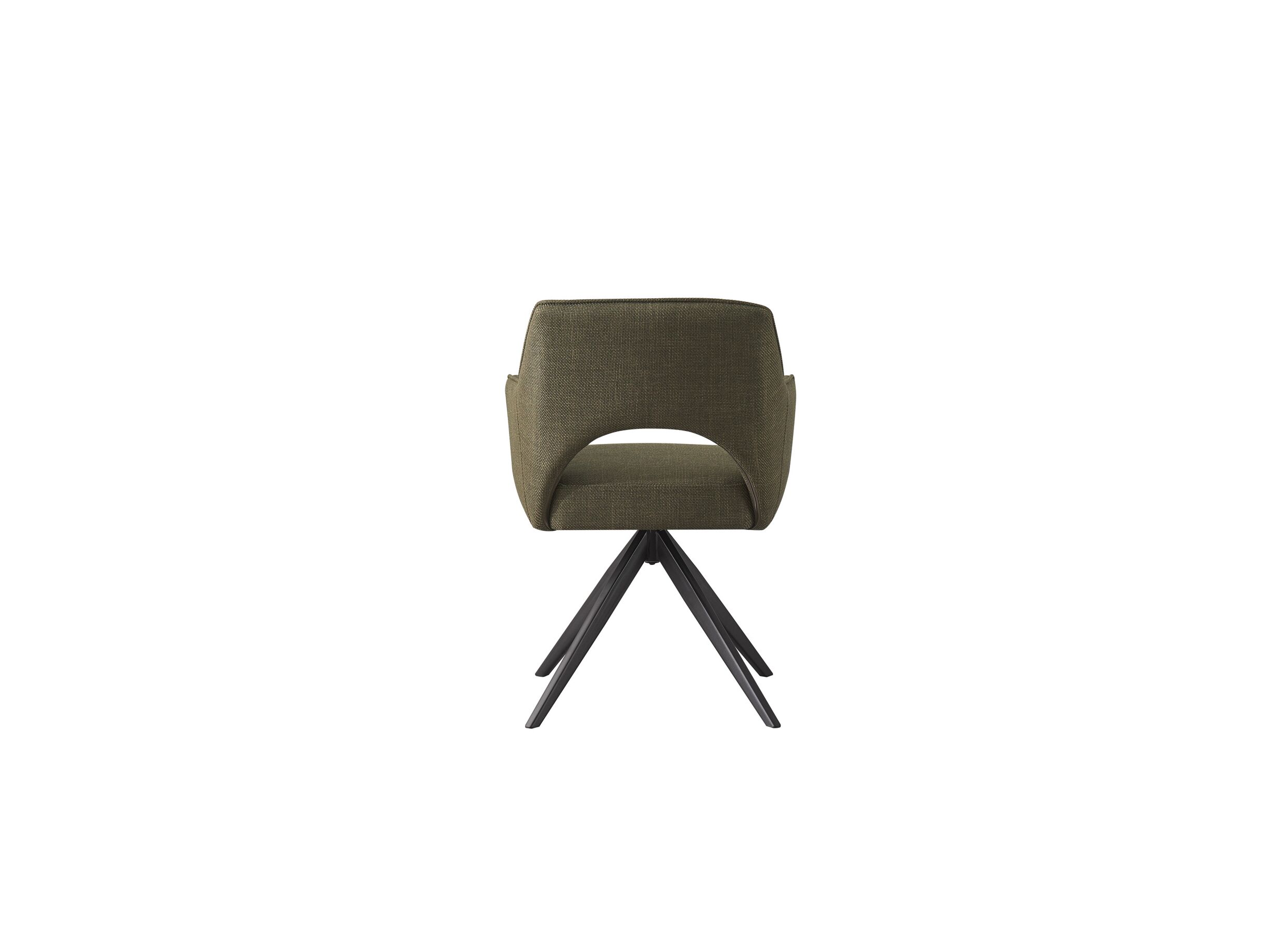 Draaistoel Mesa 55x48x84cm - stof - groen