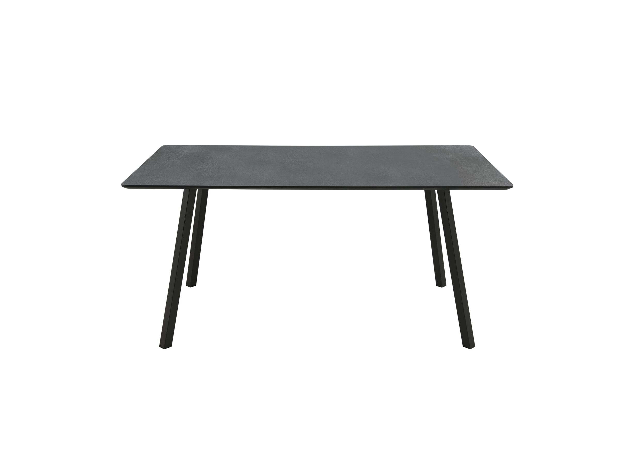 Table Boyar 140x80cm - mélamine - anthracite