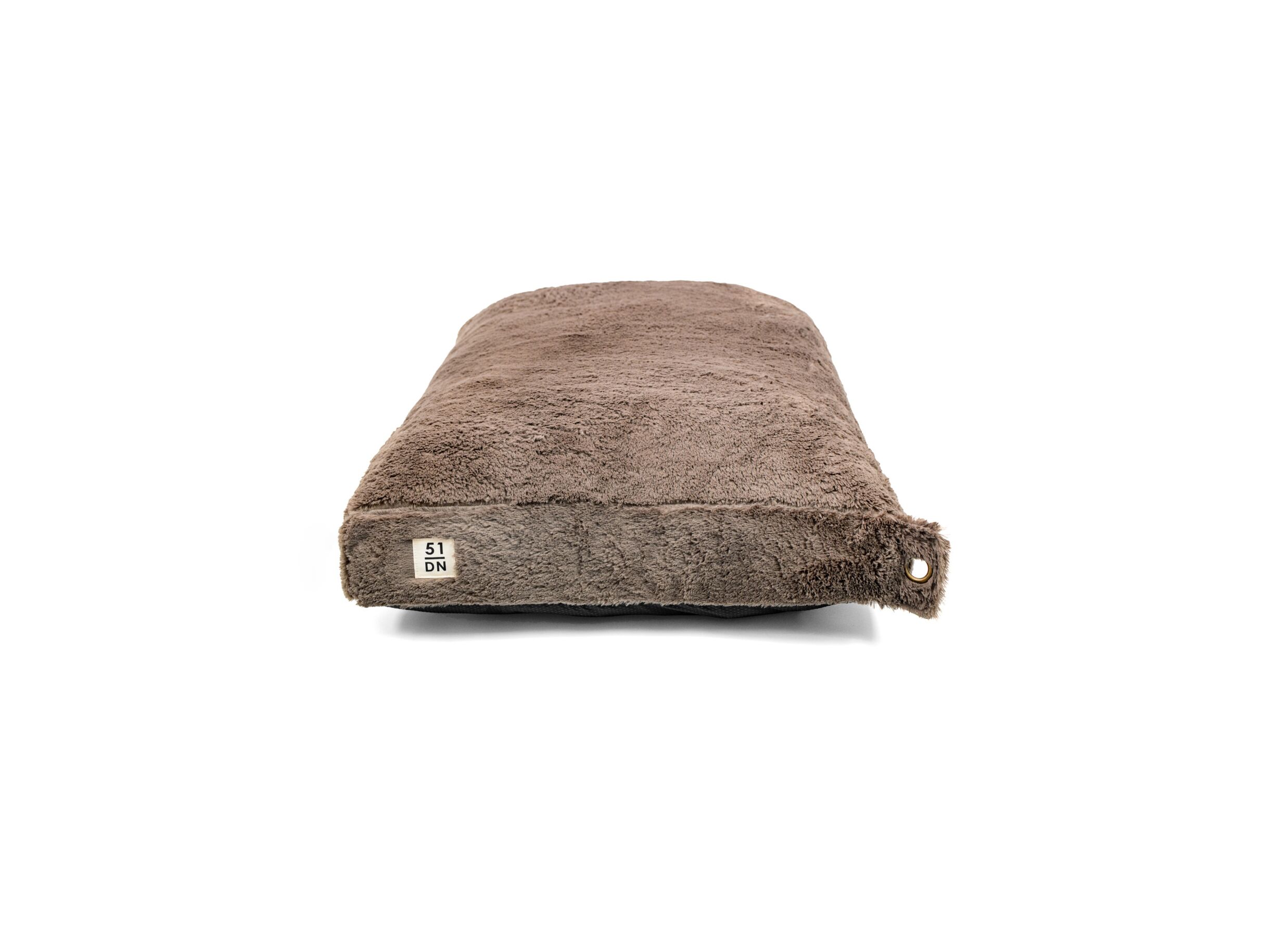Plus Important - Coussin pour chien Supersoft M 100x70cm - tissu - brun