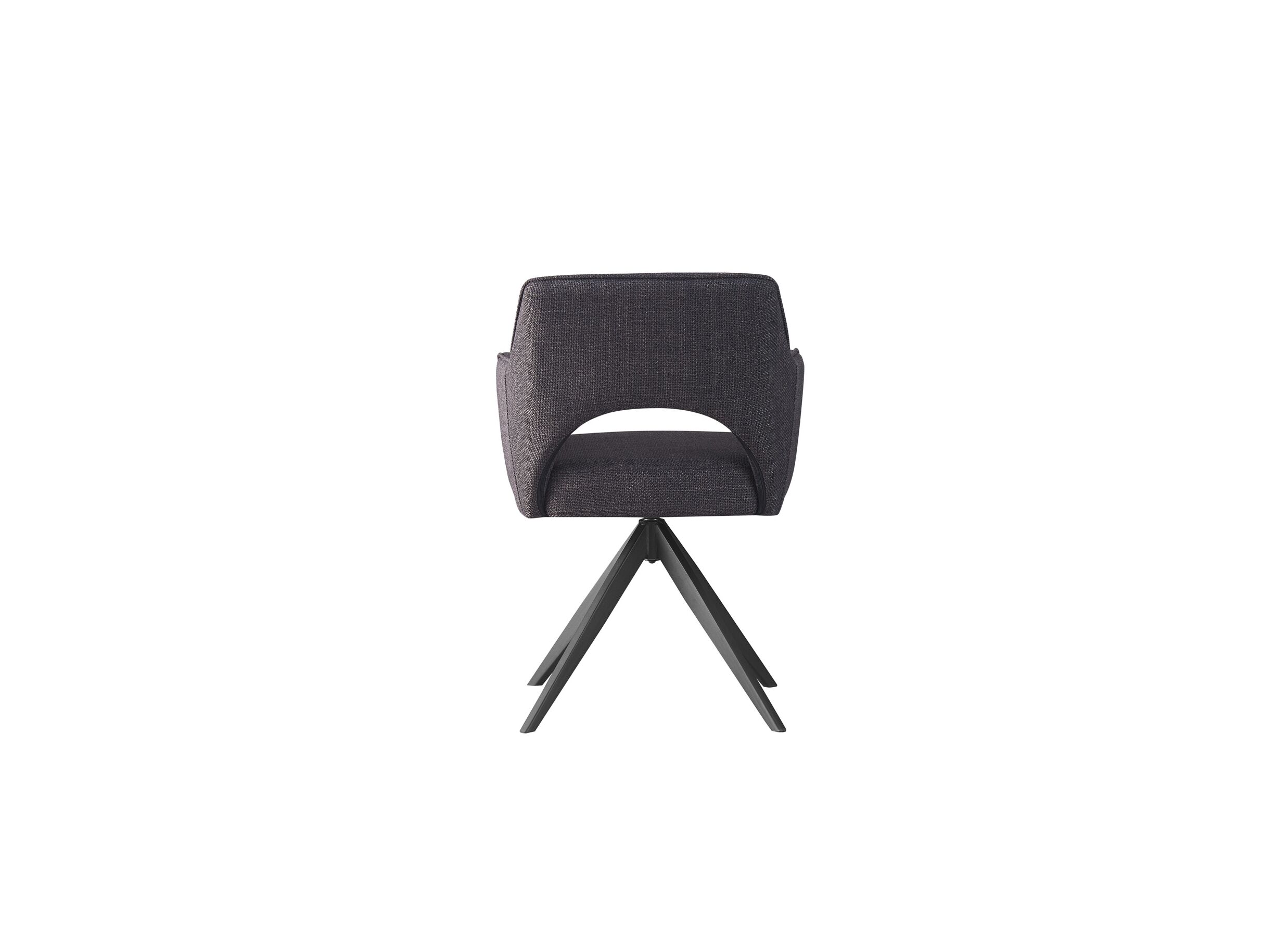 Draaistoel Mesa 55x48x84cm - stof - antraciet