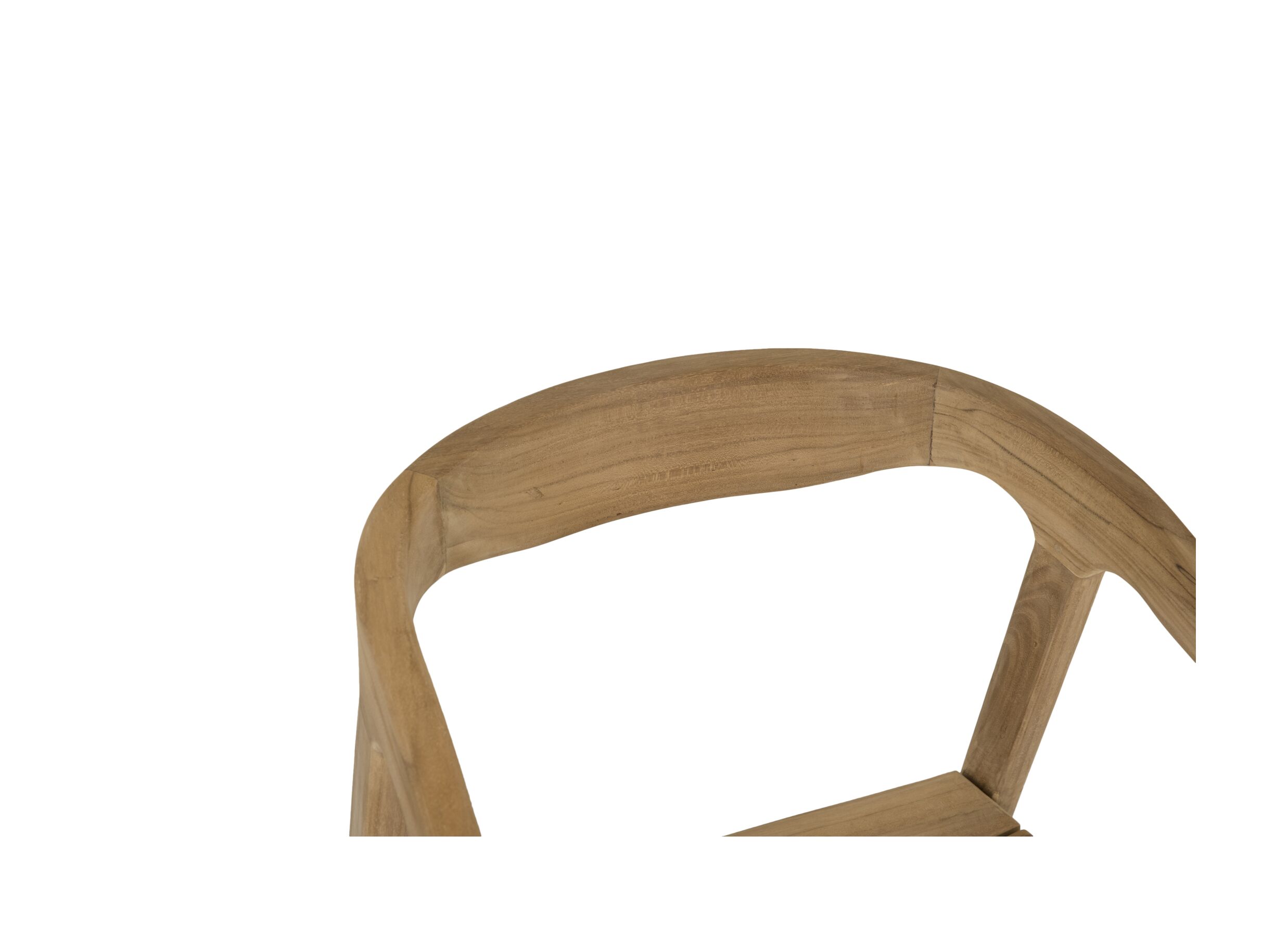 Detailfoto - Tuinstoel Onda 57,5x59x76cm - teak massief - naturel