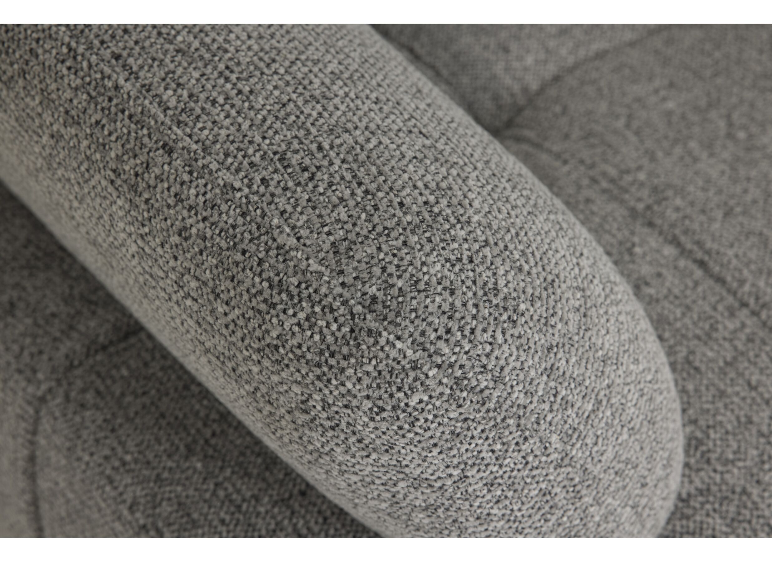 Detail - Canapé d'angle Hedda 283x188cm - tissu - gris foncé