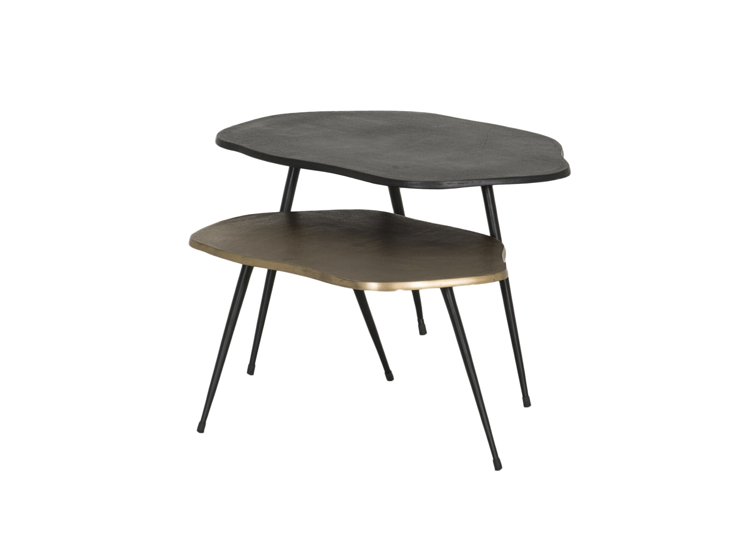 Plus Important - Table basse Organic set de 2 - aluminium