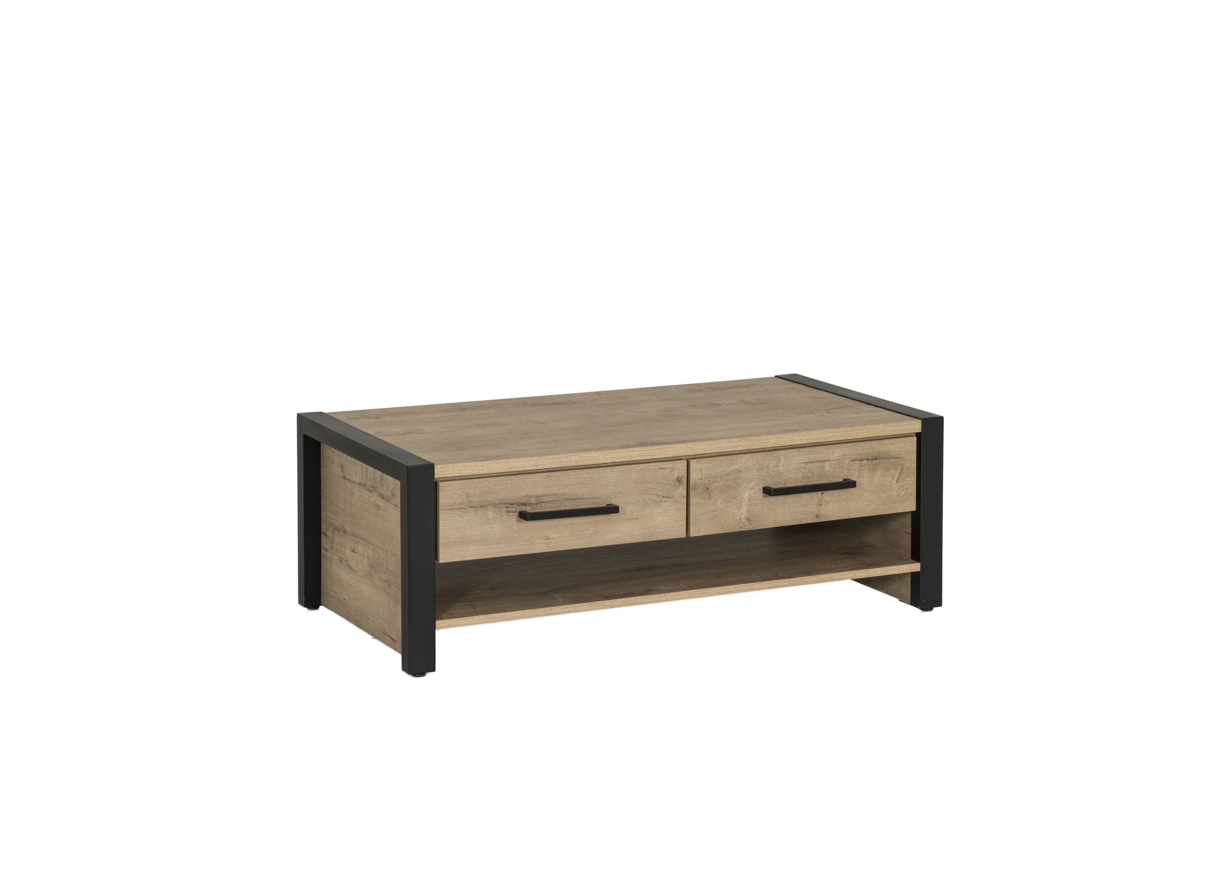 Plus Important - Meuble TV Dexter 130x65x45cm - décor chêne - naturel