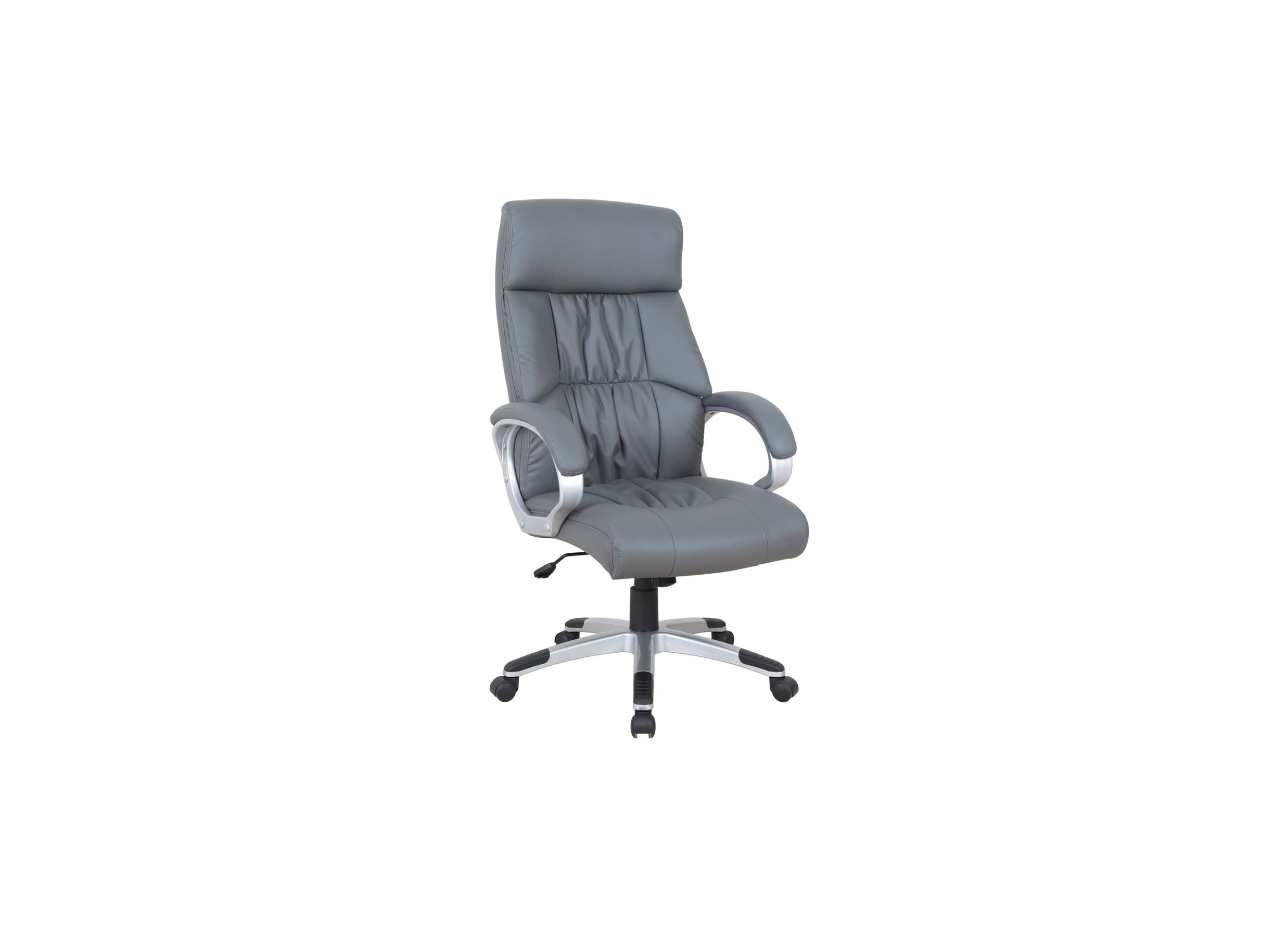 Chaise de bureau Hoba gris - Chaise de bureau Hoba 54x74x128cm - similicuir - gris