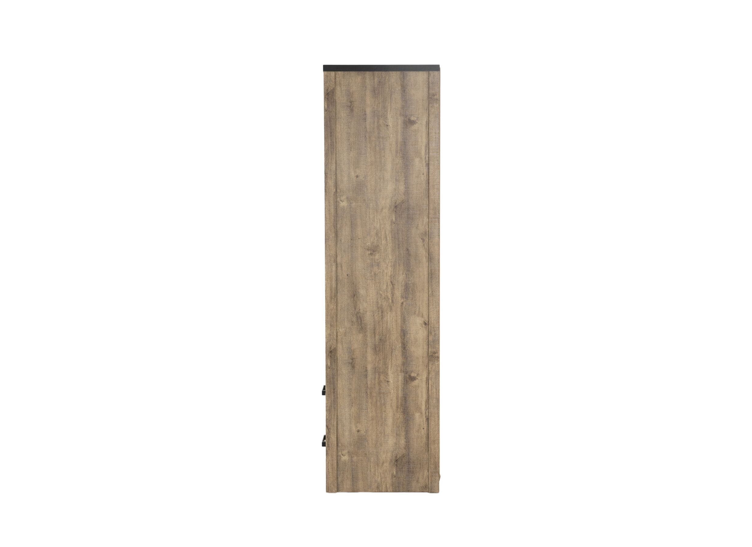 Garde-robe Esra 135cm - décor - industrial oak/black concrete