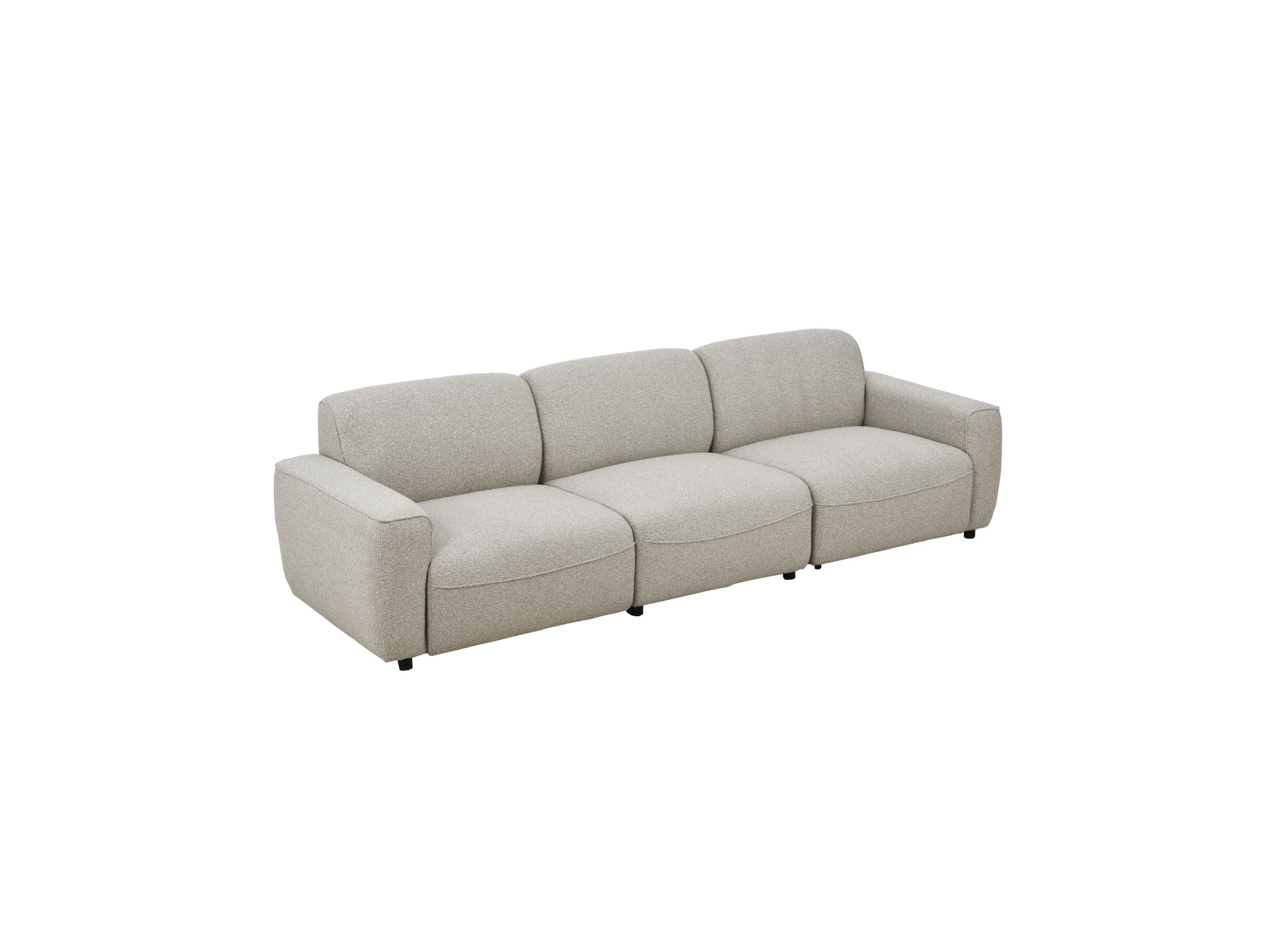 Plus Important - Canapés 3 places Orion 3 places - tissu - beige