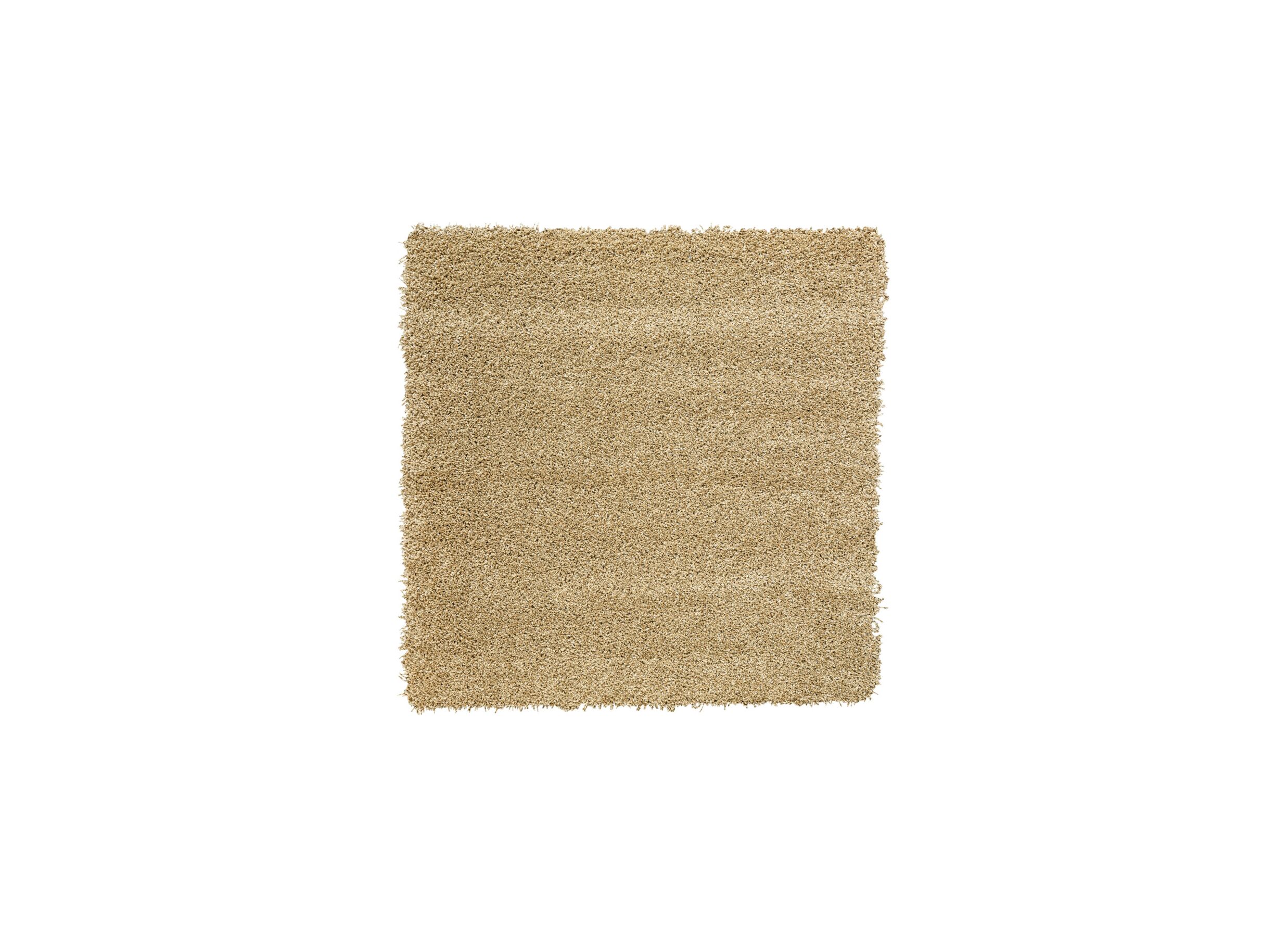 Tapis Twilight 160x160cm poils longs or - Tapis Twister 160x160cm - polypropylène - or