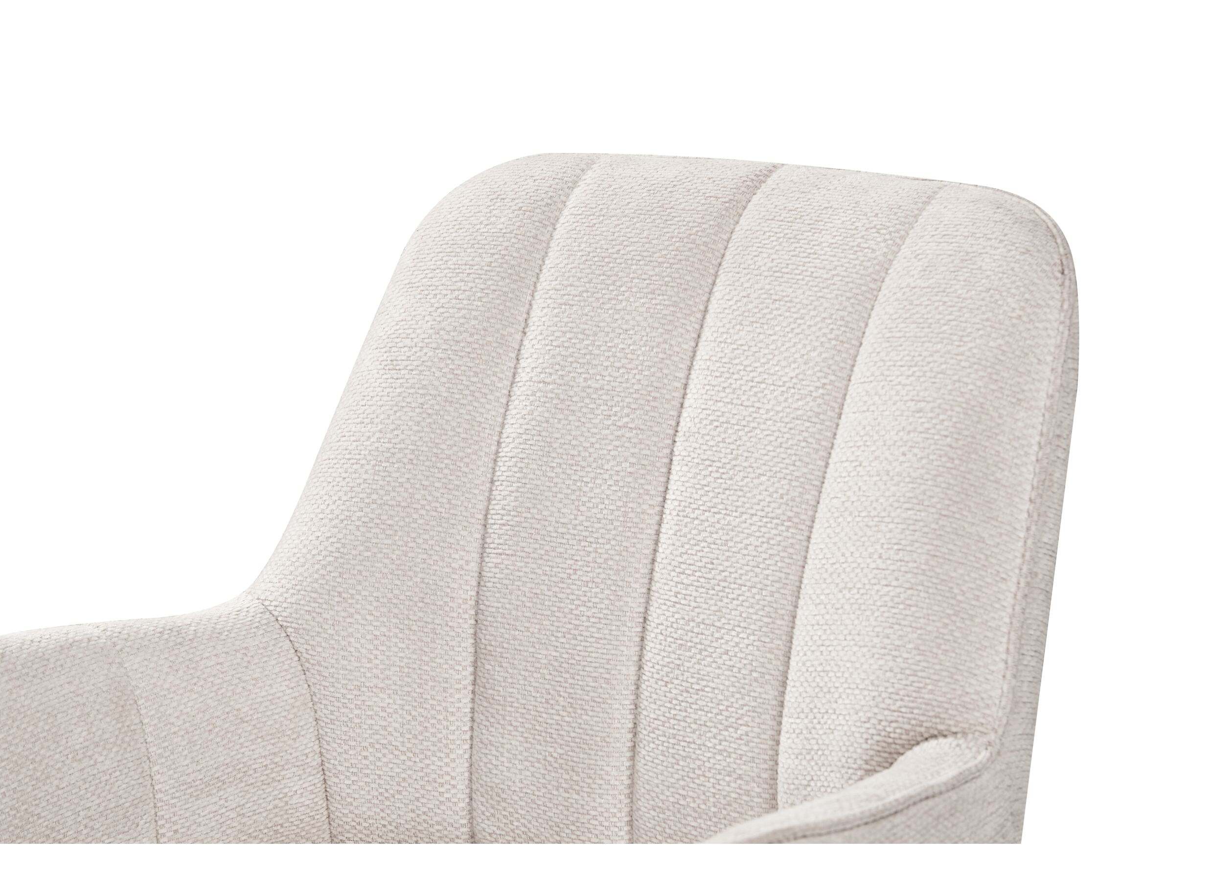 Draaistoel Bonzo 59x58x88cm - stof - wit