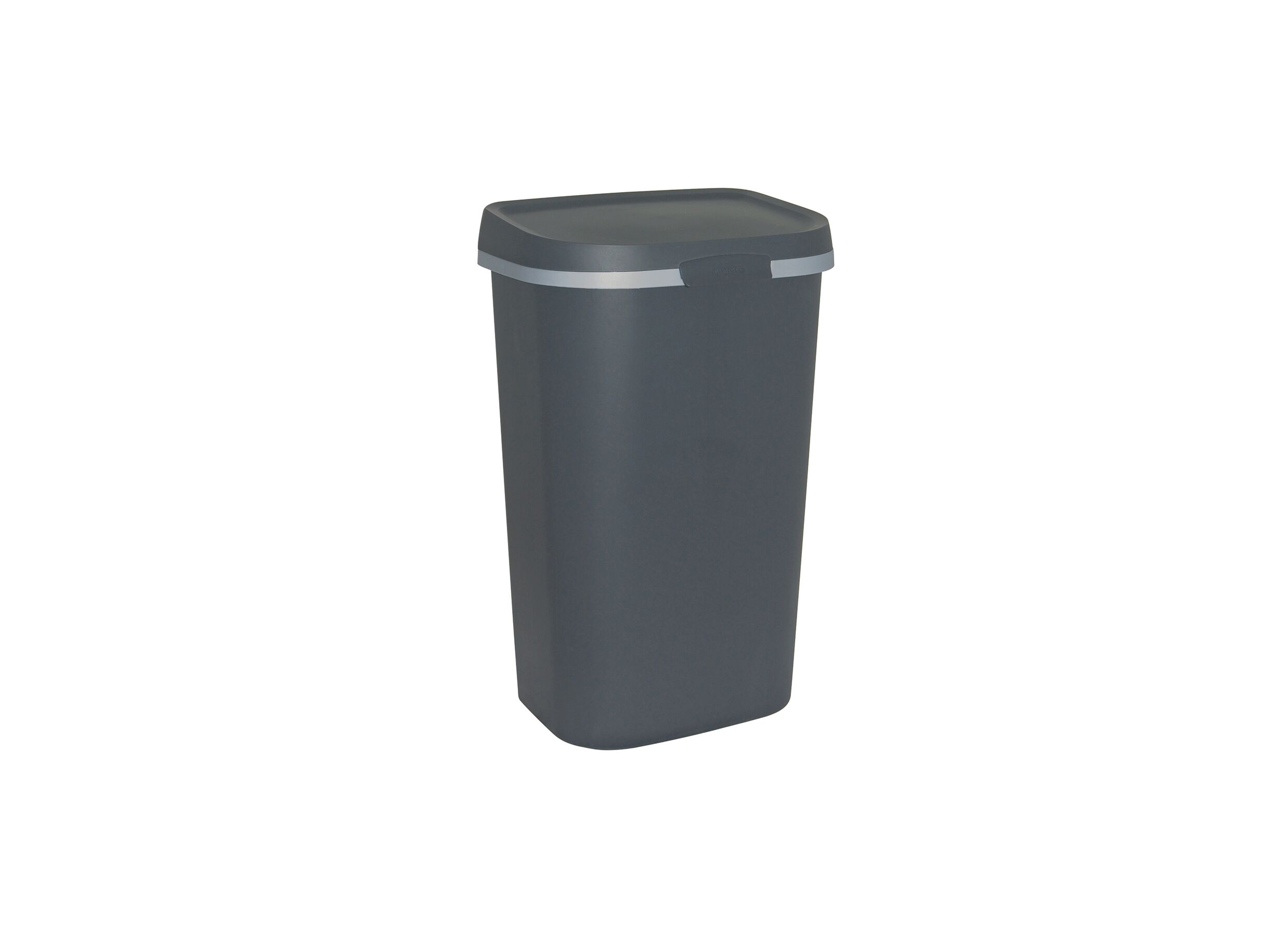 Poubelle Mistral flat Allibert 50L gris - Poubelle Mistral flat Allibert 50L gris