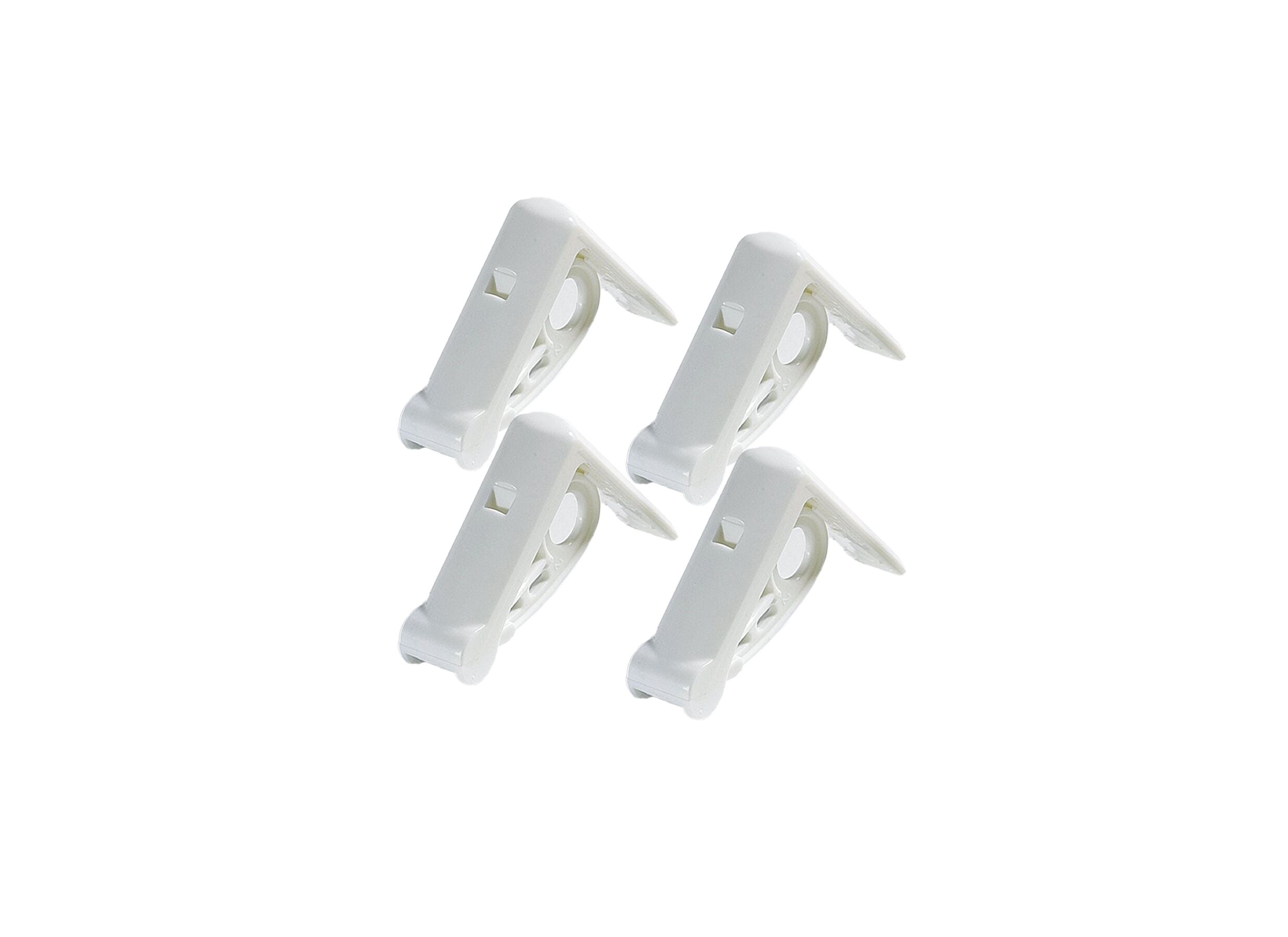 Tafelklem wit, set van 4
