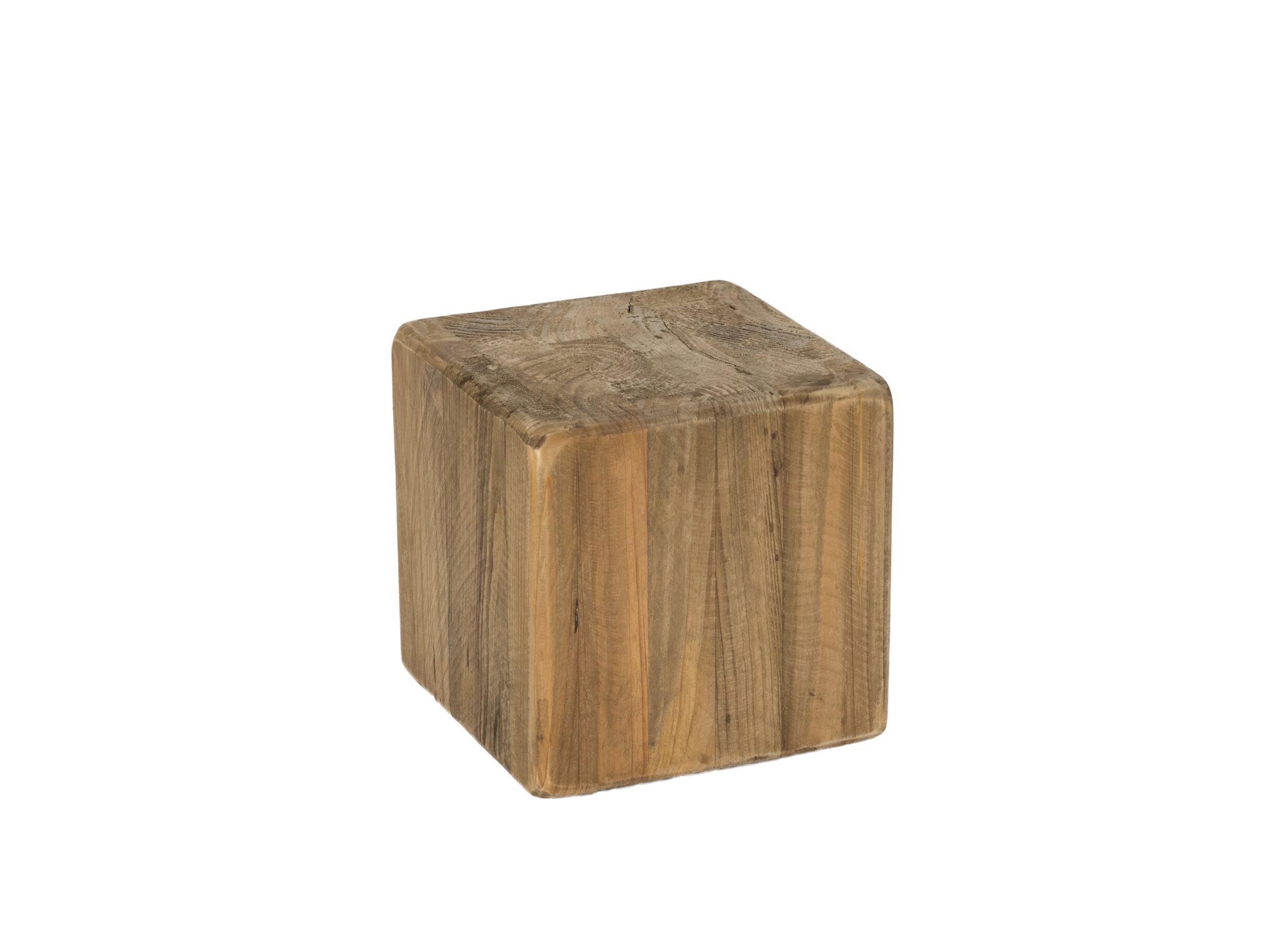 Colonne Qubit 20x20x20cm - Colonne Qubit 20x20x20cm - sapin massif recyclé - naturel