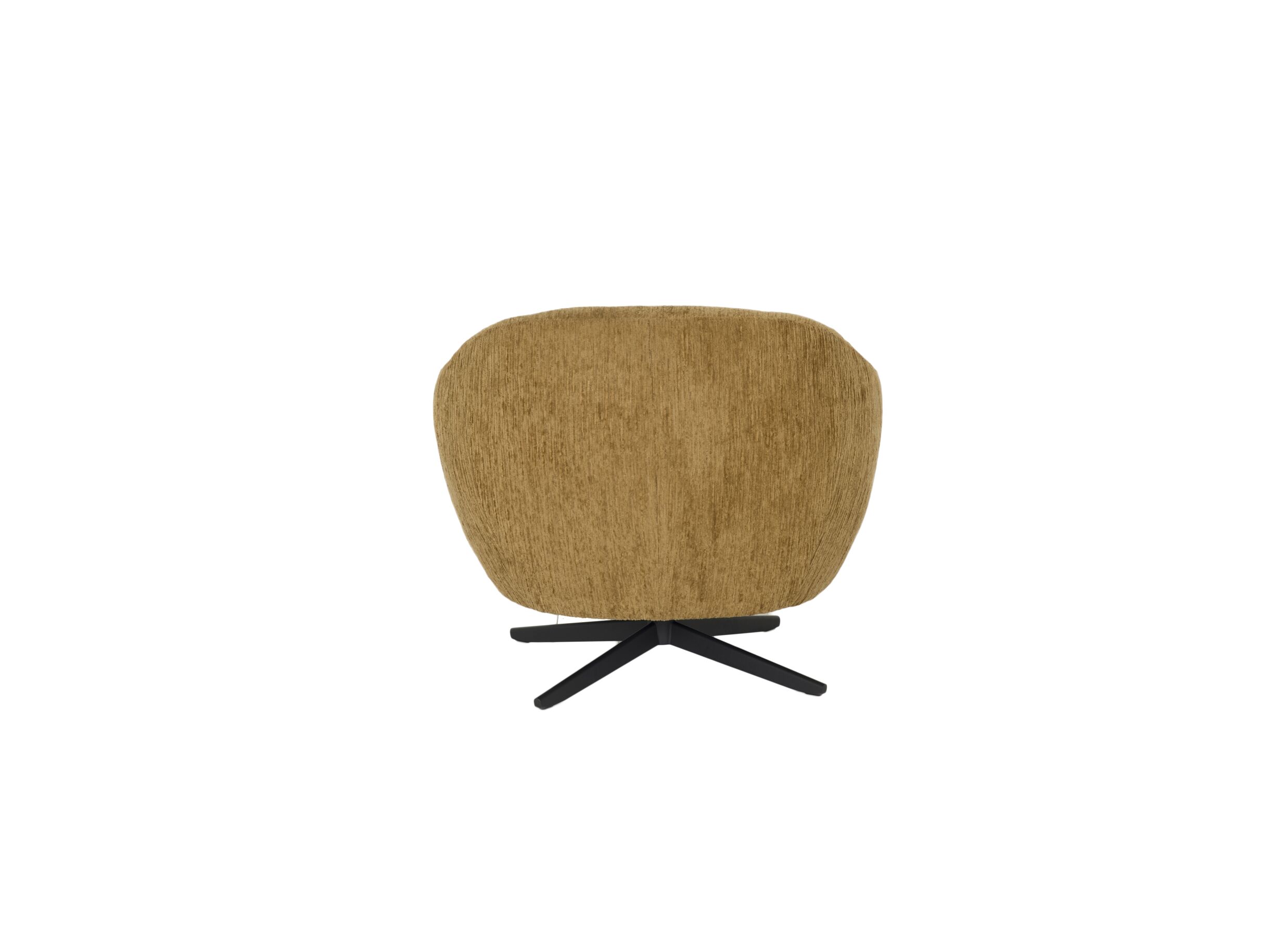 Overzichtsfoto - Fauteuil Berlin 87x84x76cm - stof - pompoen