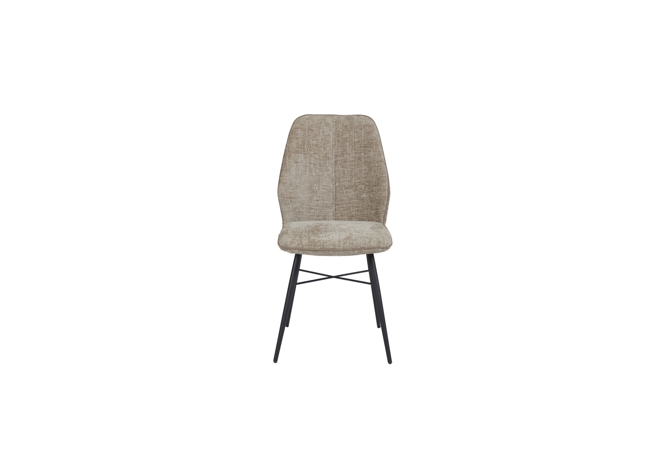 Stoel 45x50x91cm - stof - beige