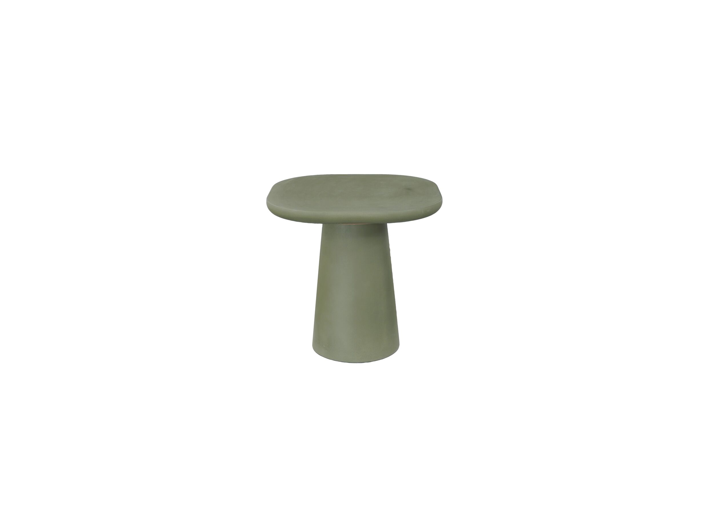 Aperçu - Table d'appoint Zerra 55x55cm - micro ciment - vert