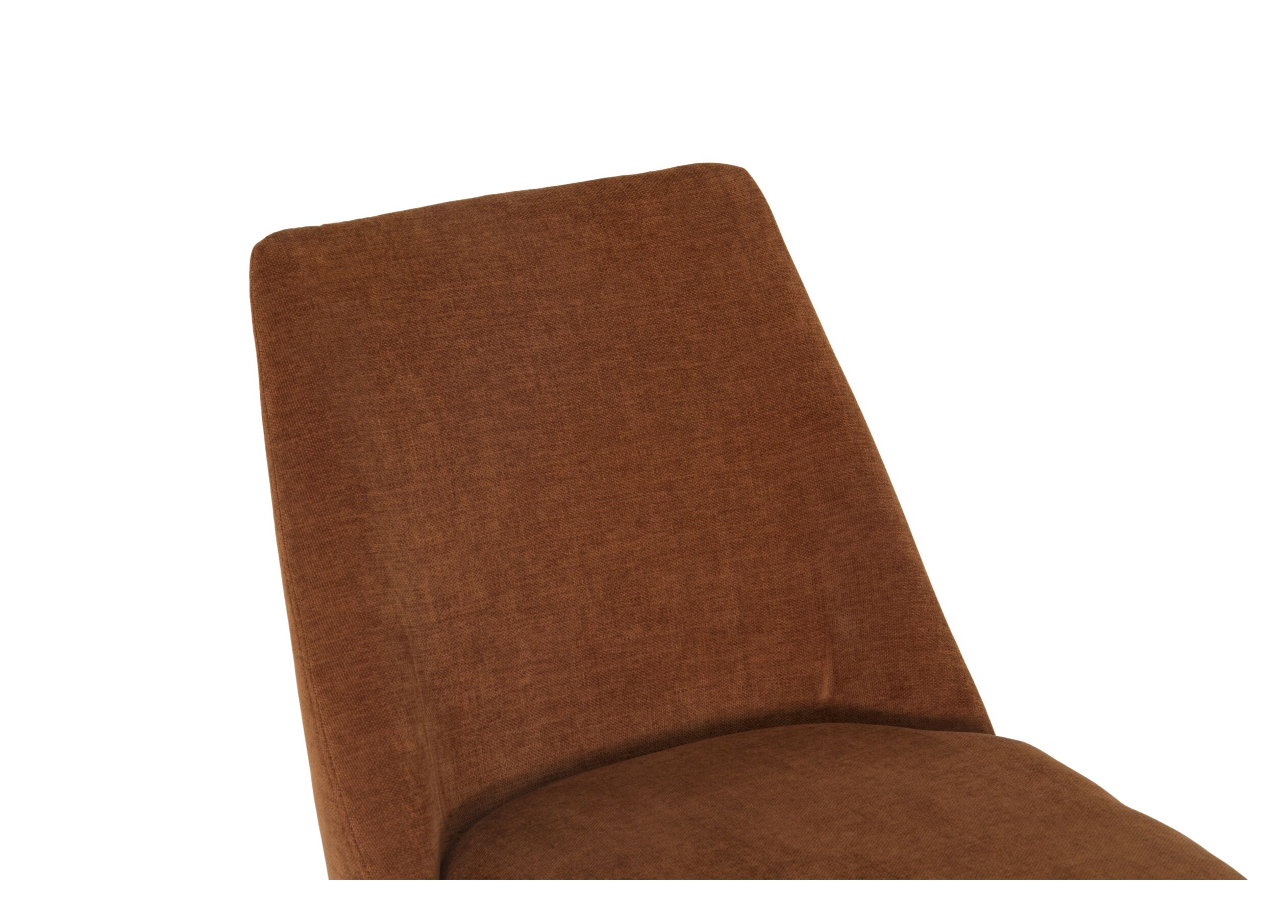 Fauteuil Yoyo 56x73x77cm - tissu - rouille