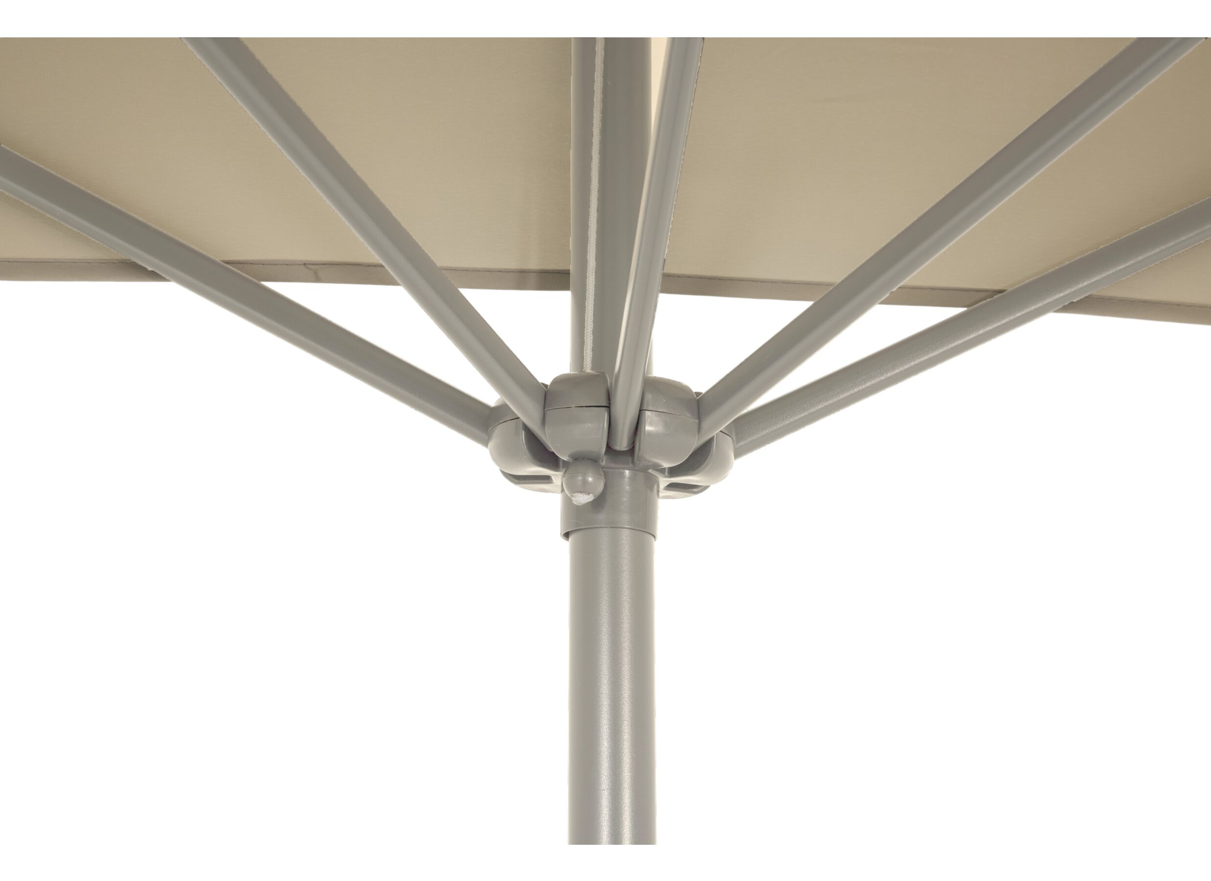 Detail - Demi-Parapluie Athena Ø300cm mastic avec couverture