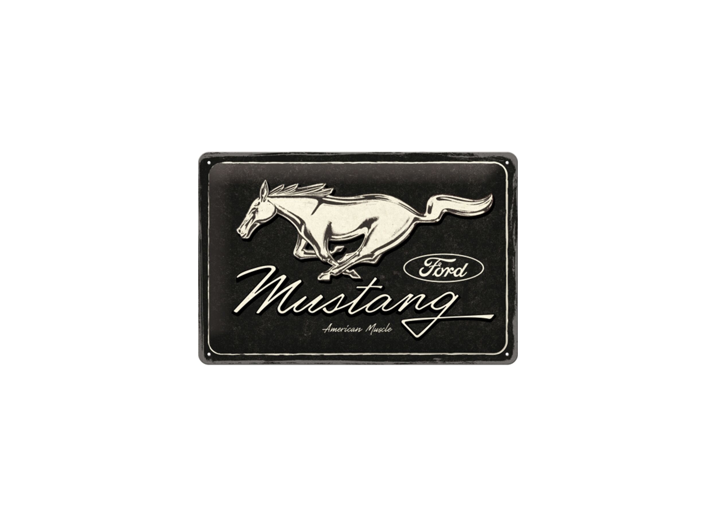 Plakkaat 20x30cm Ford Mustang