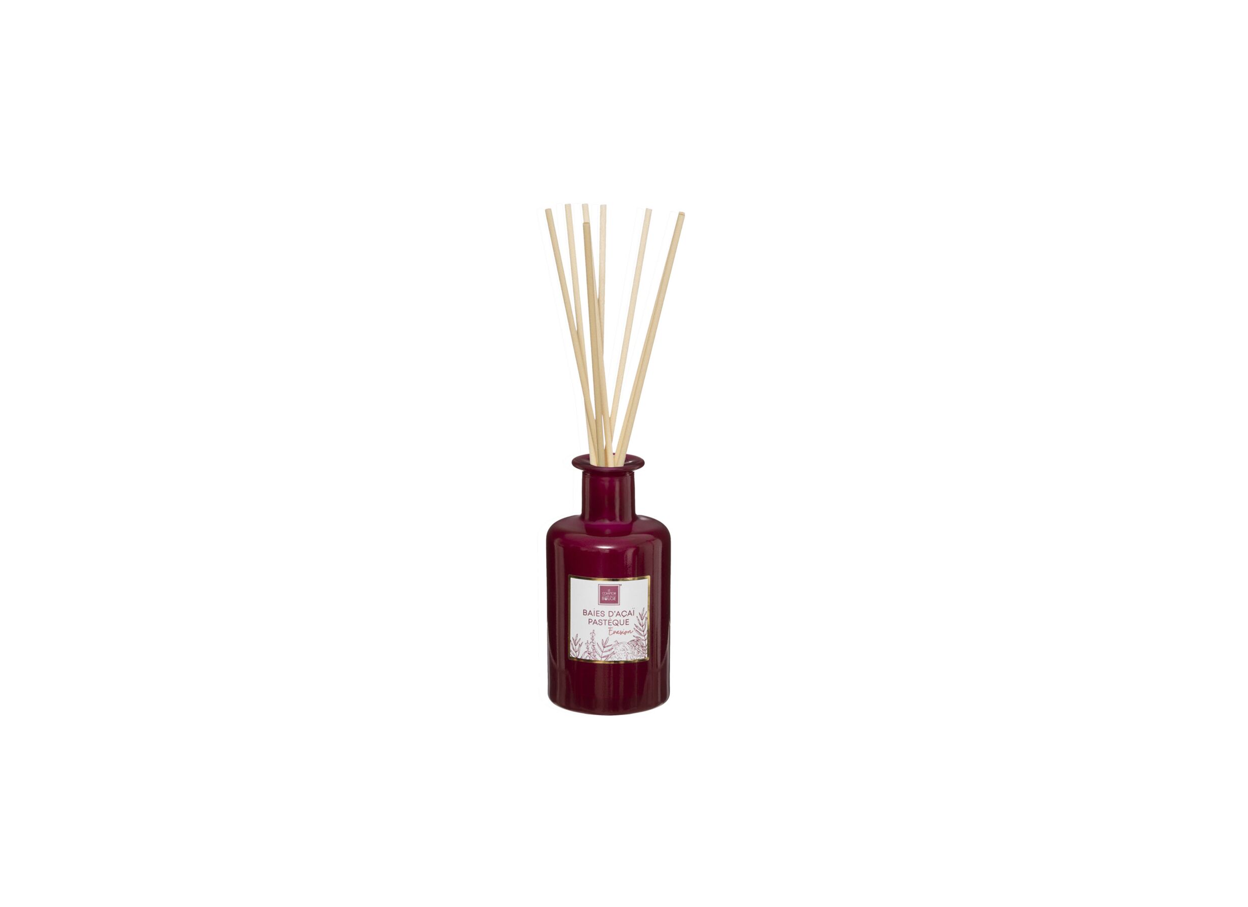 Bâtonnets parfumés Mael Açai Pastèque bordeaux - Bâtonnets parfumés Mael Açai Pastèque bordeaux