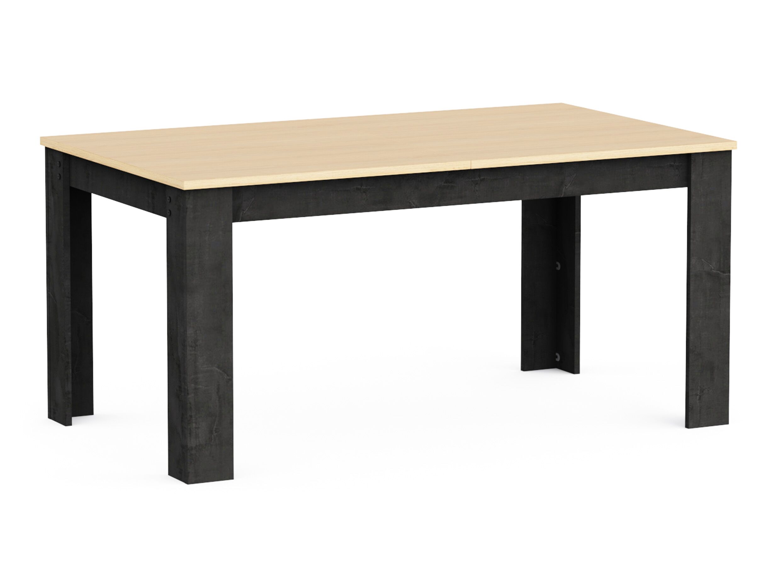 Aperçu - Table Kent 155/205x90cm - décor - chêne de fil & sidewalk