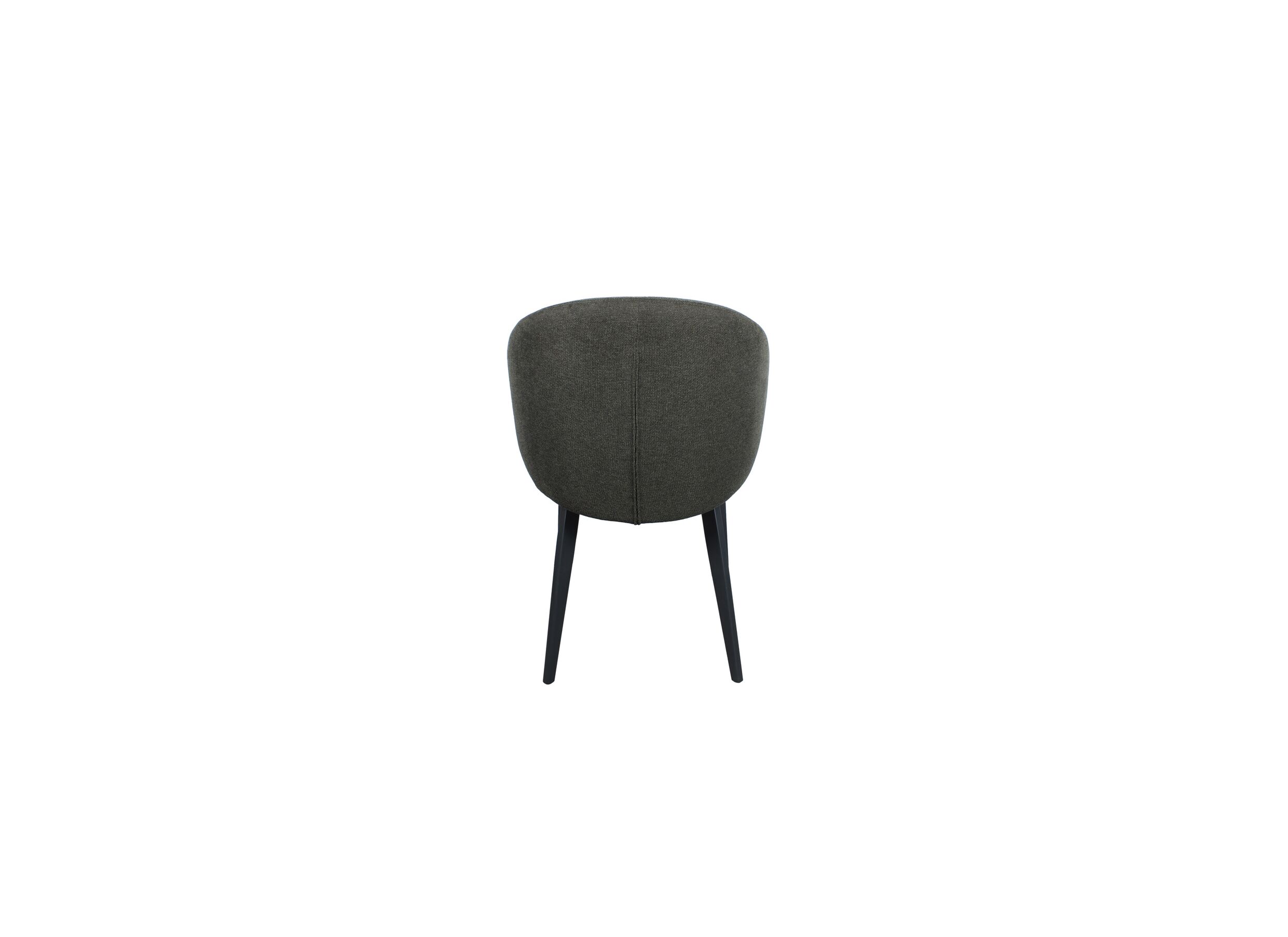 Stoel Andres 58,5x57x84cm - stof - groenbruin