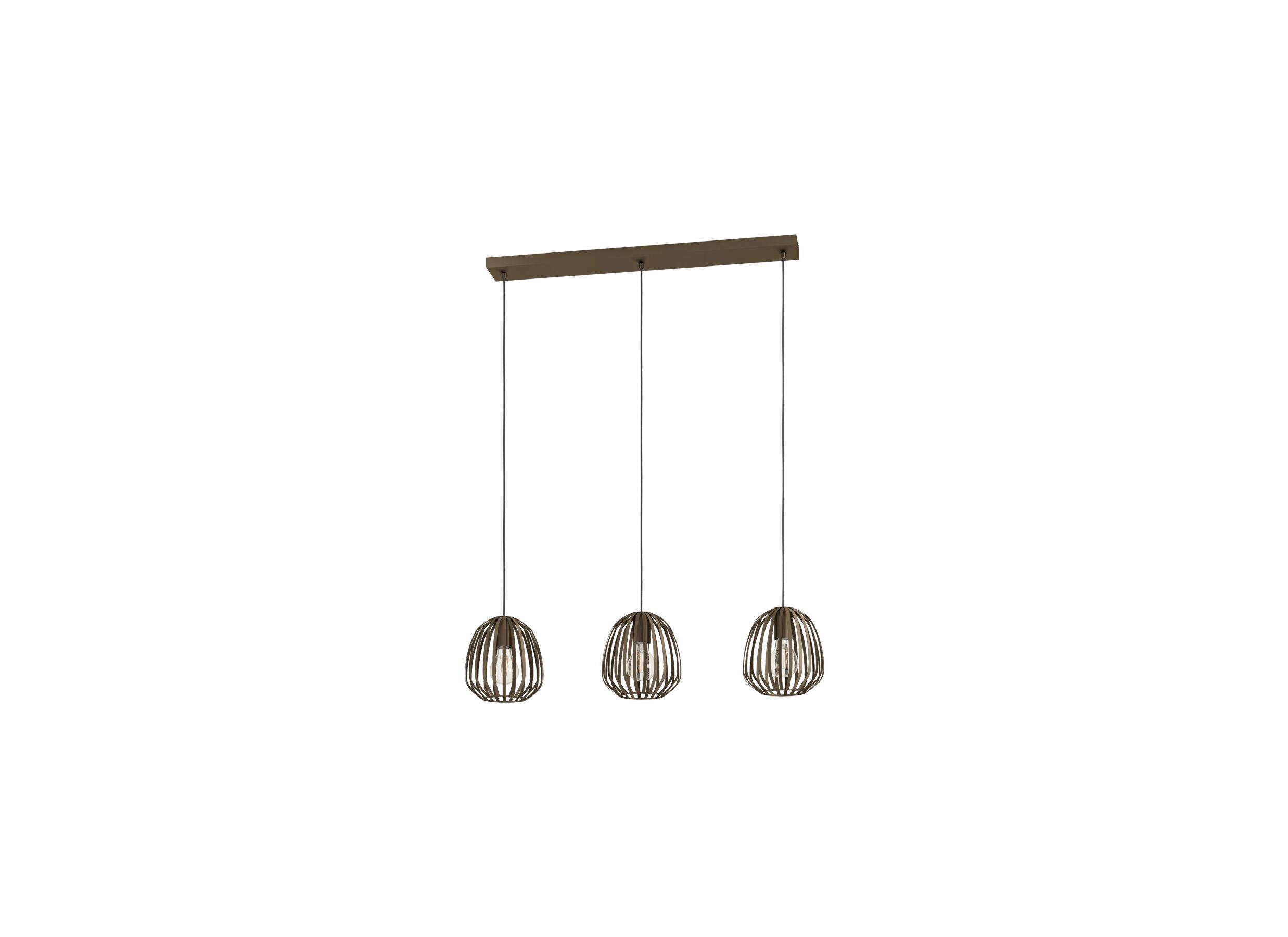 Plus Important - Suspension Espinal 90x19,5cm 40W E27 acier bronze